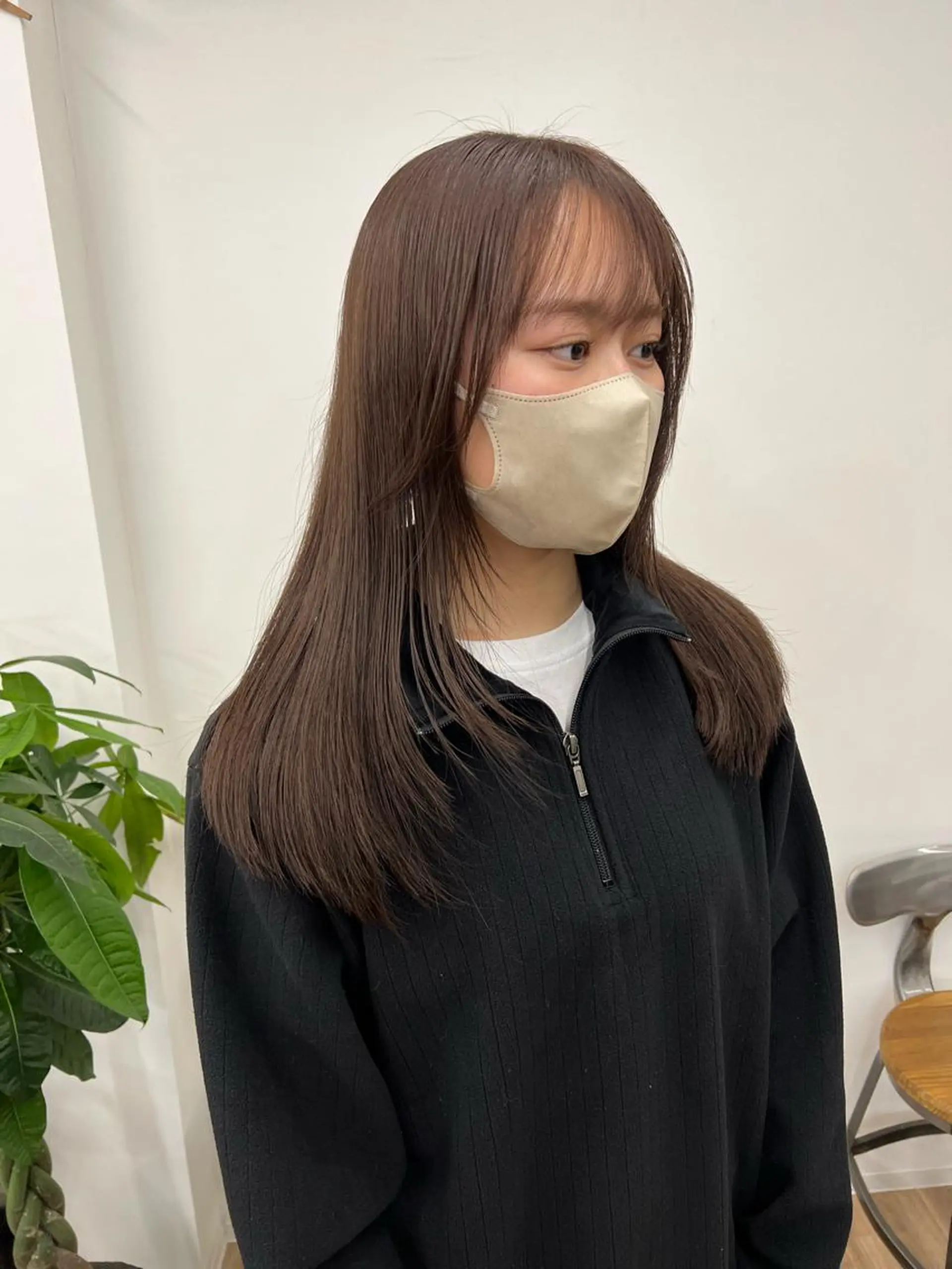 カラー アッシュ ベージュカラー 黒髪 ブリーチ ブロンド ユウハウス/ ryousukeのヘアスタイル