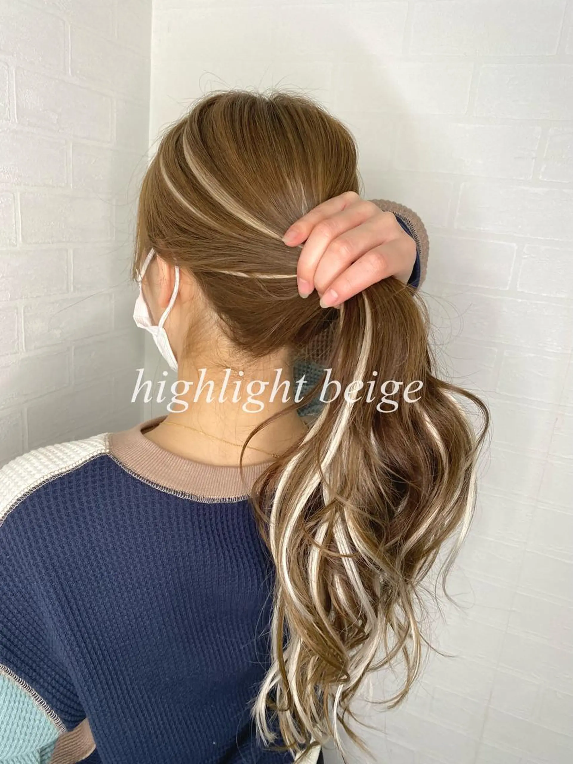 ロング カラー ブリーチカラー特化 U-topia小島のヘアスタイル