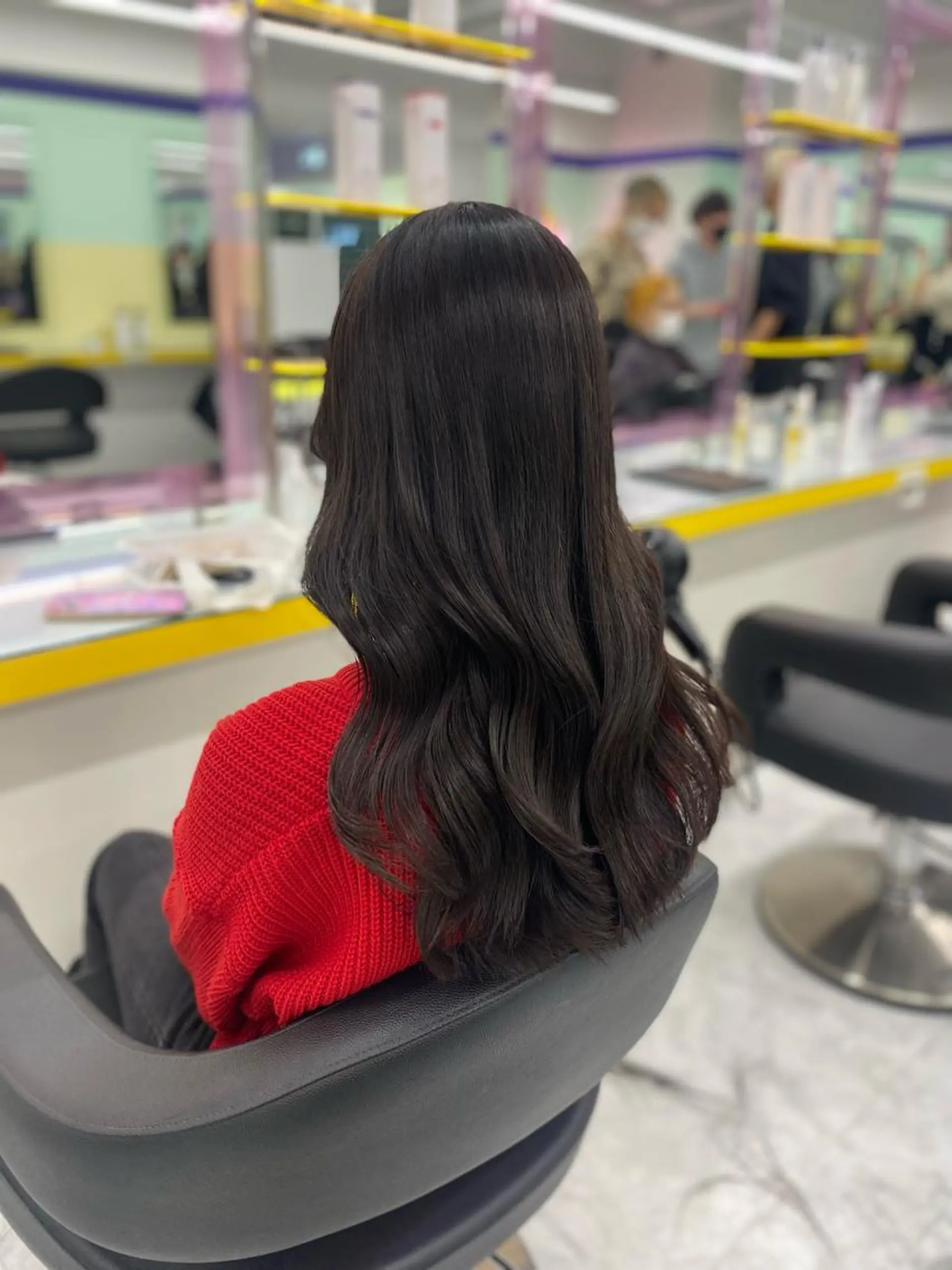 ミディアム カラー パーマ ヘアアレンジ メンズ キッズ ネイル マツエク・マツパ アイブロウ ブラウンカラー ナチュラルブラウン カラーマツエク ナチュラル ブラウン ヘアカラー Lumo所属・💖横浜ブリーチなし 💖MIHOのヘアスタイル