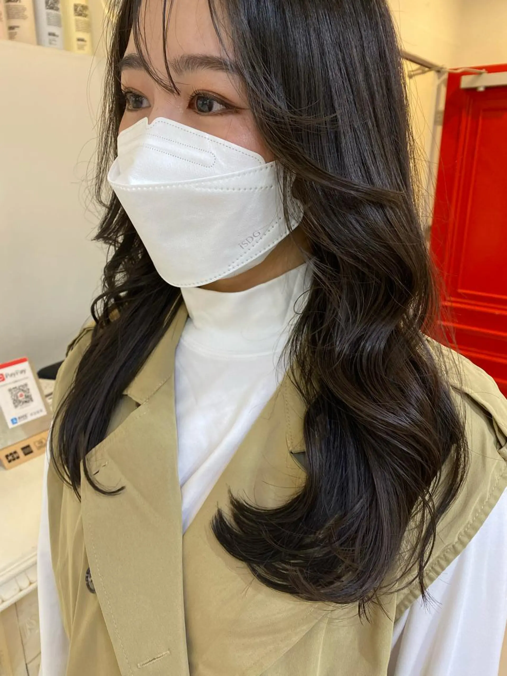セミロング カラー ヘアアレンジ マツエク・マツパ アイブロウ ヨシンモリ カット 透明感カラー🫧ヘア セット🫧松本菜月の眉毛・アイブロウイメージ