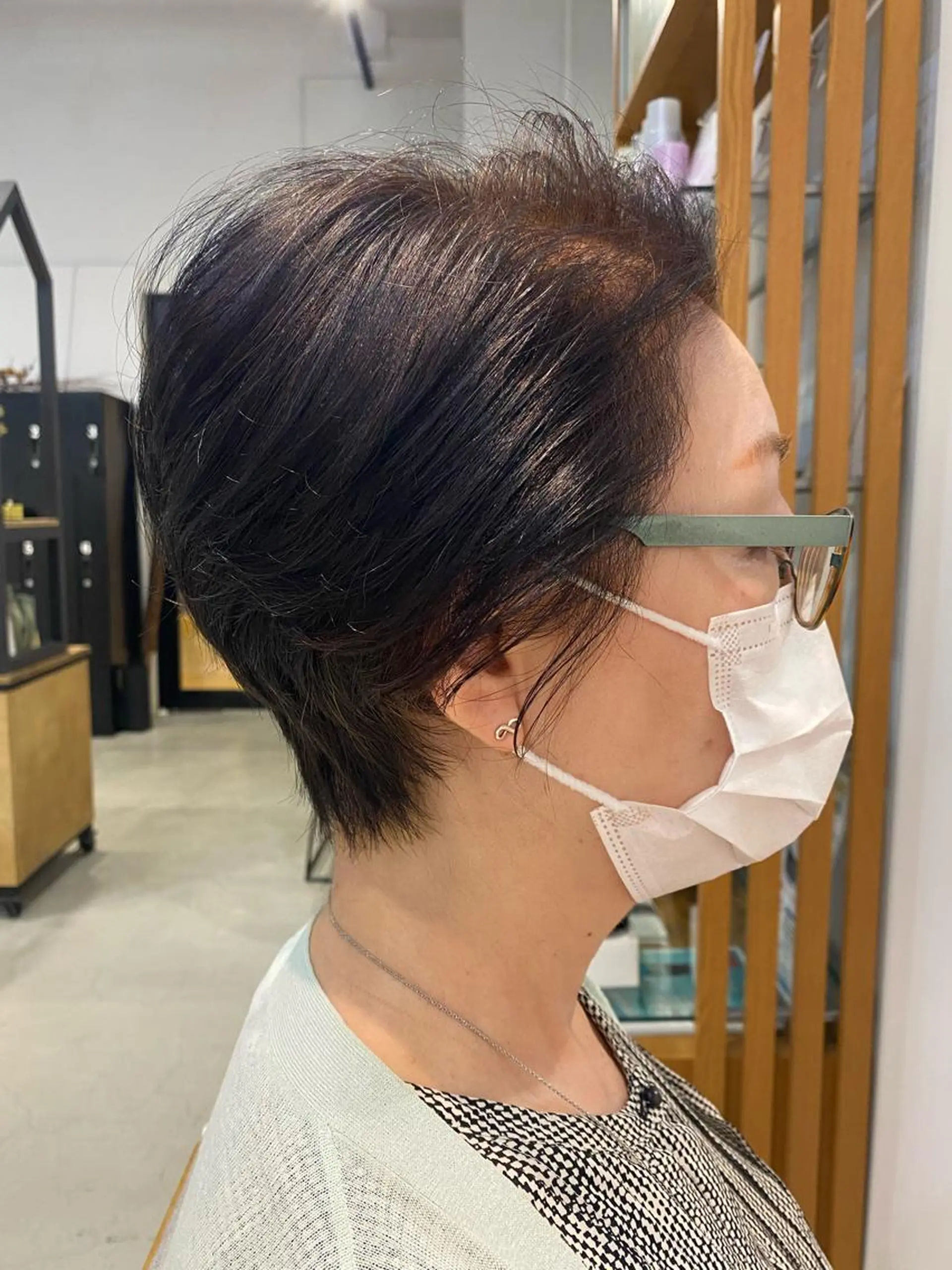 ショート ショートヘア カット 高橋 侑莉亜のヘアスタイル