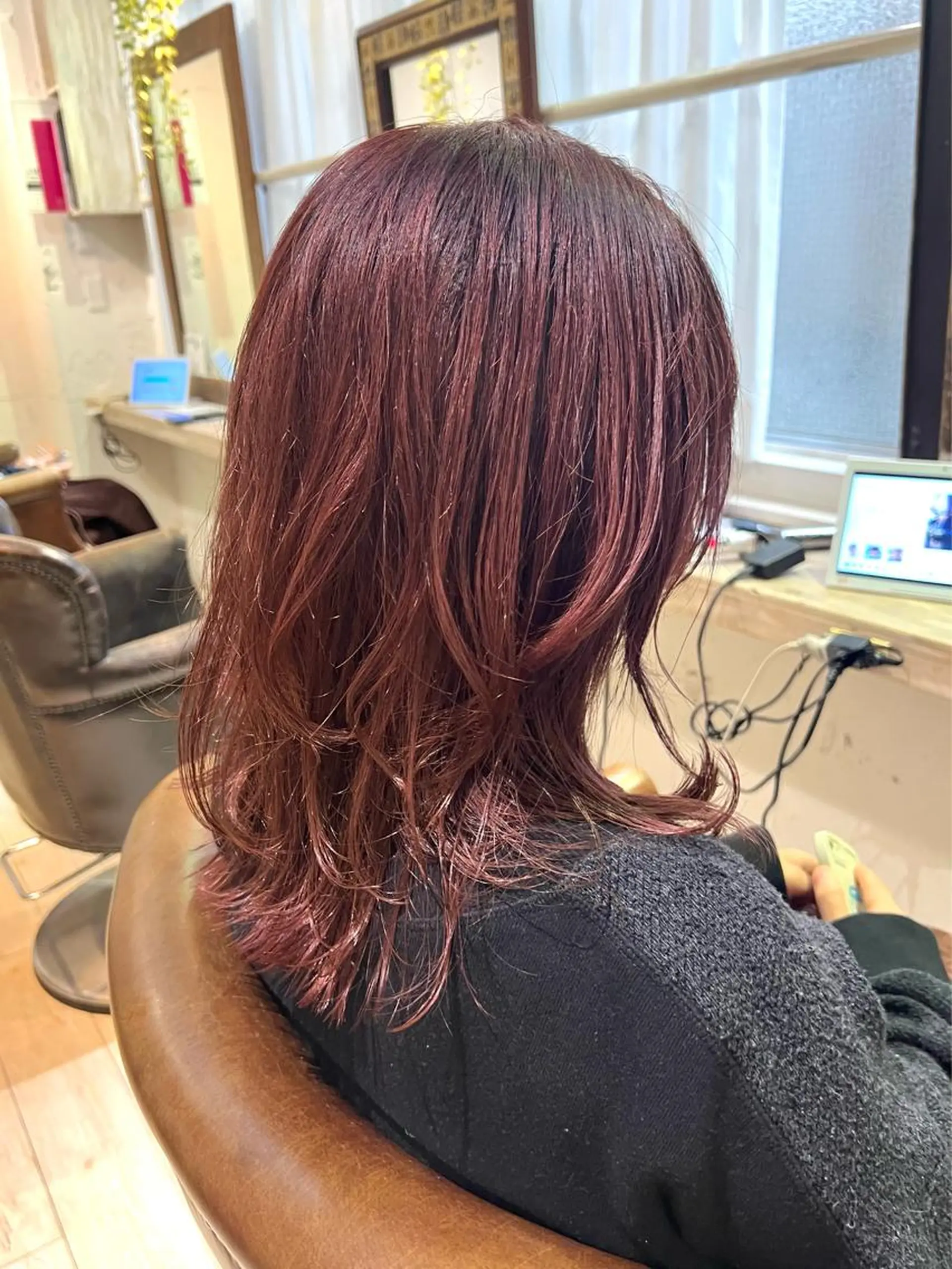 セミロング 心斎橋美容室 ARCHEあやかのヘアスタイル