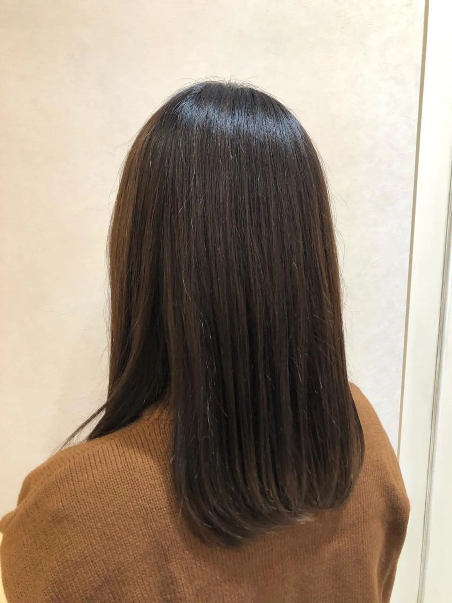 ミディアム カラー ツヤ髪カラー💎 佐藤あきのヘアスタイル