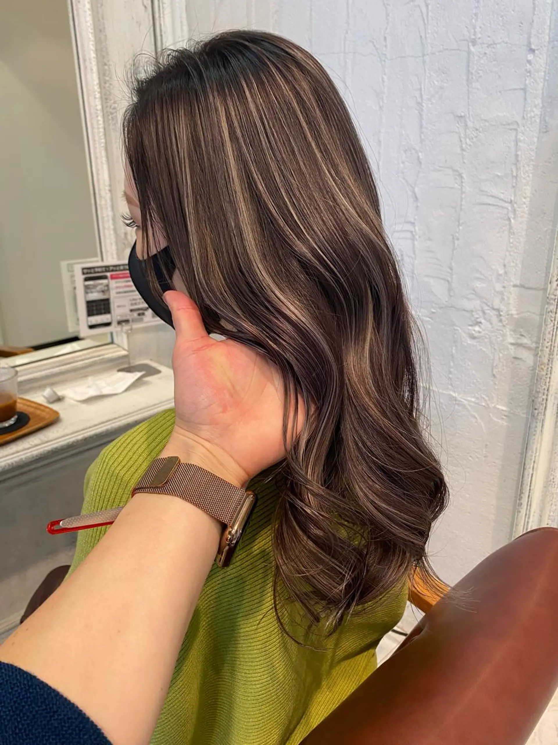 セミロング カラー ブリーチ ブリーチ koheiのヘアスタイル