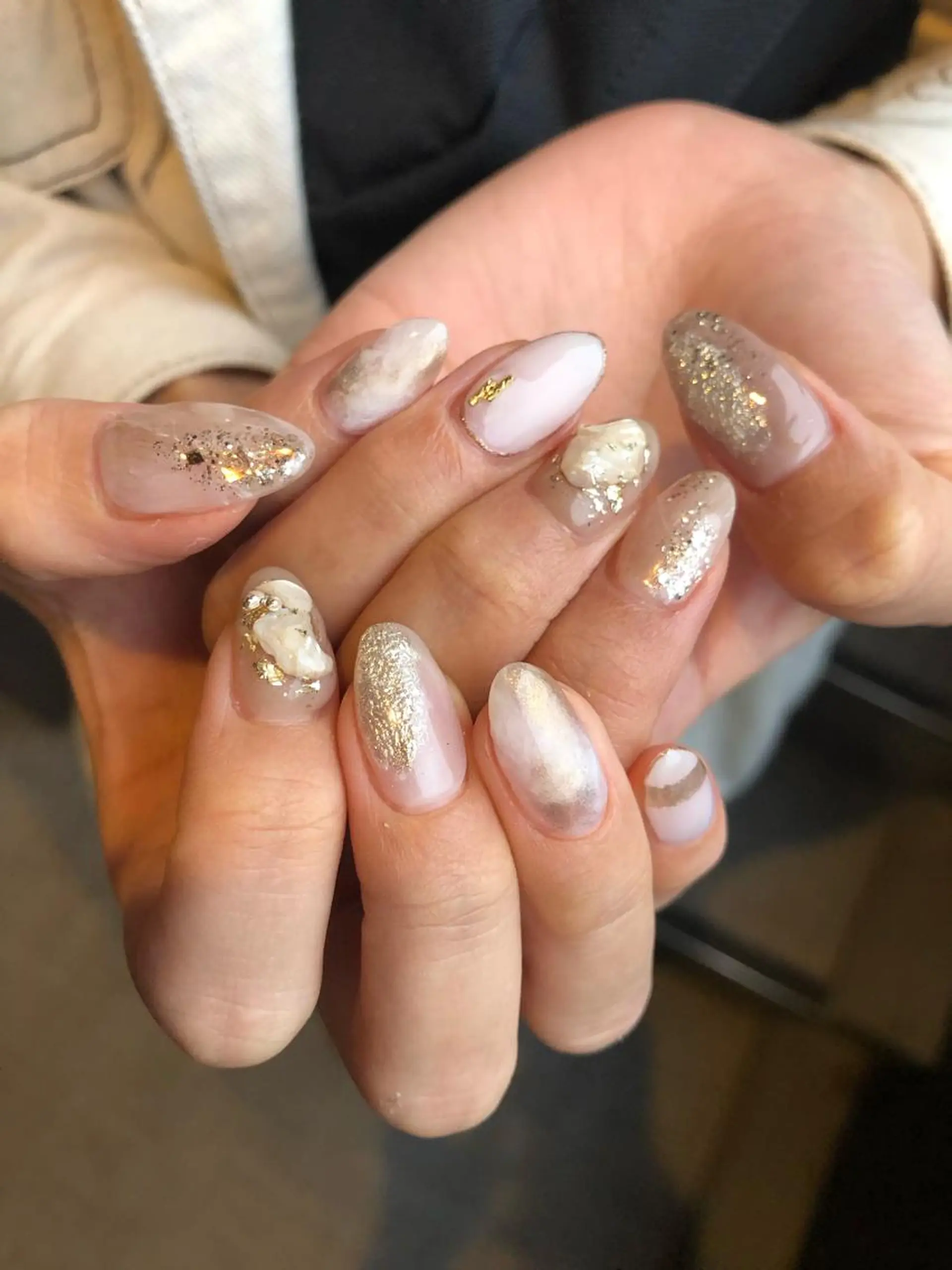 ロング カラー ヘアアレンジ キッズ ネイル マツエク・マツパ 福田 加奈のネイルデザイン