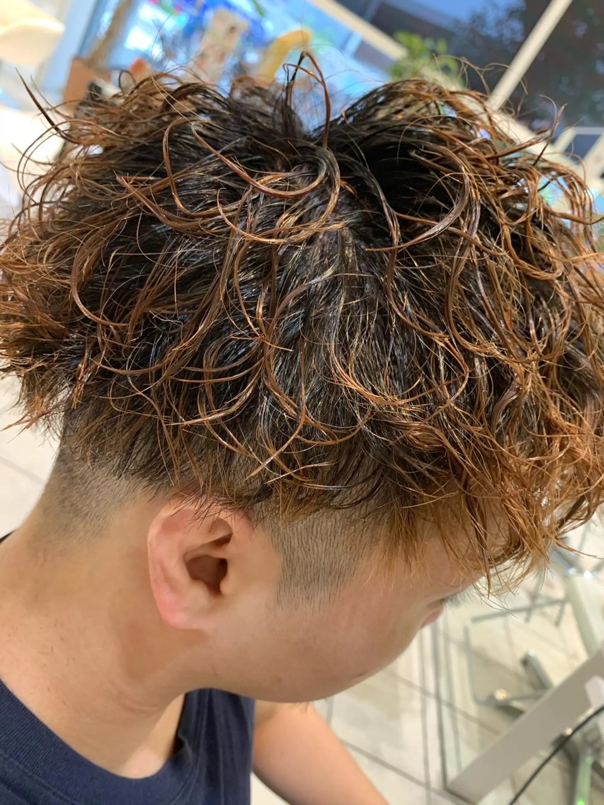 ショート カラー メンズ マツエク・マツパ メンズパーマ 竹井 寛喜のヘアスタイル