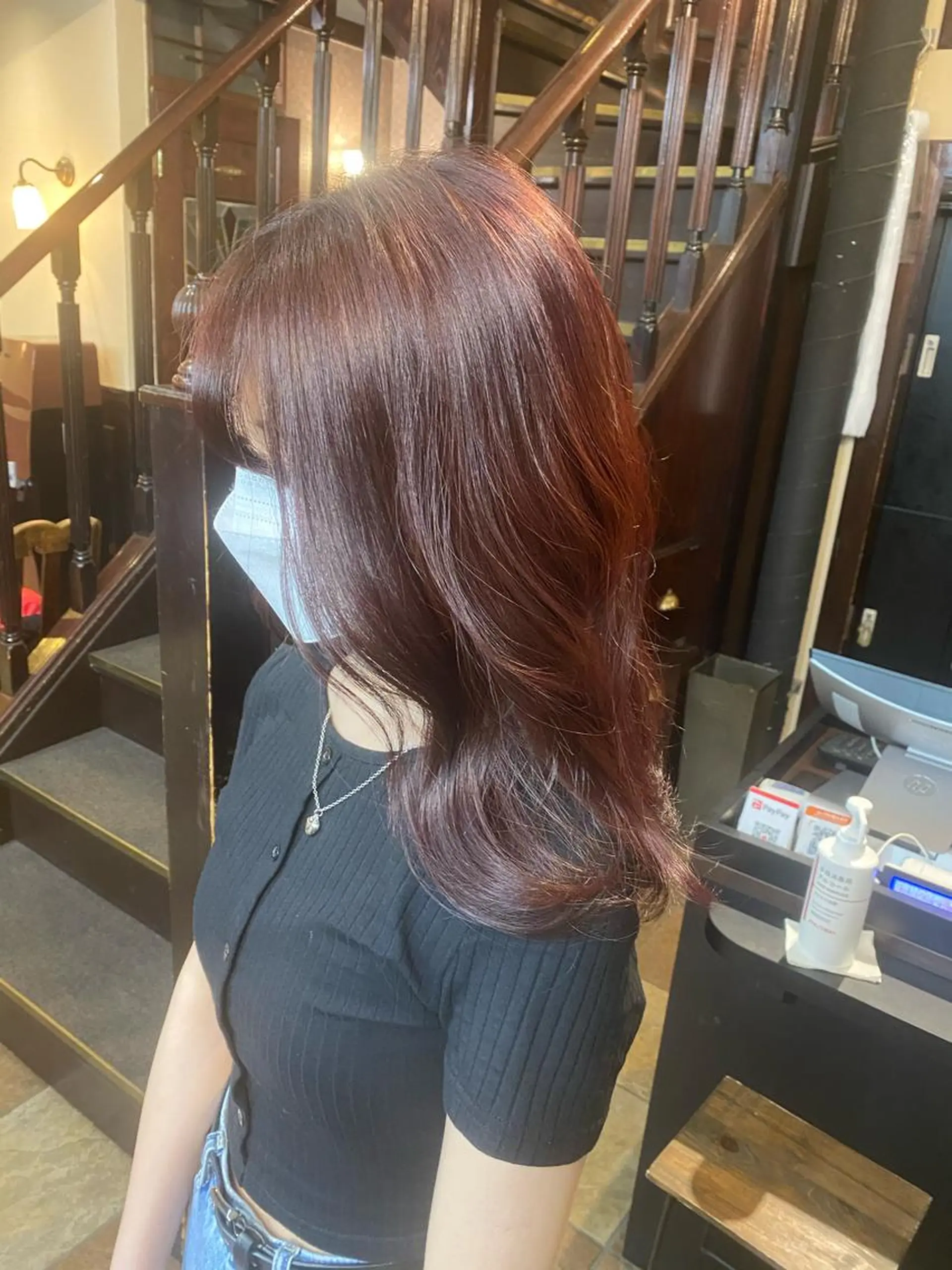 ロング カラー 小俣 拓也のヘアスタイル