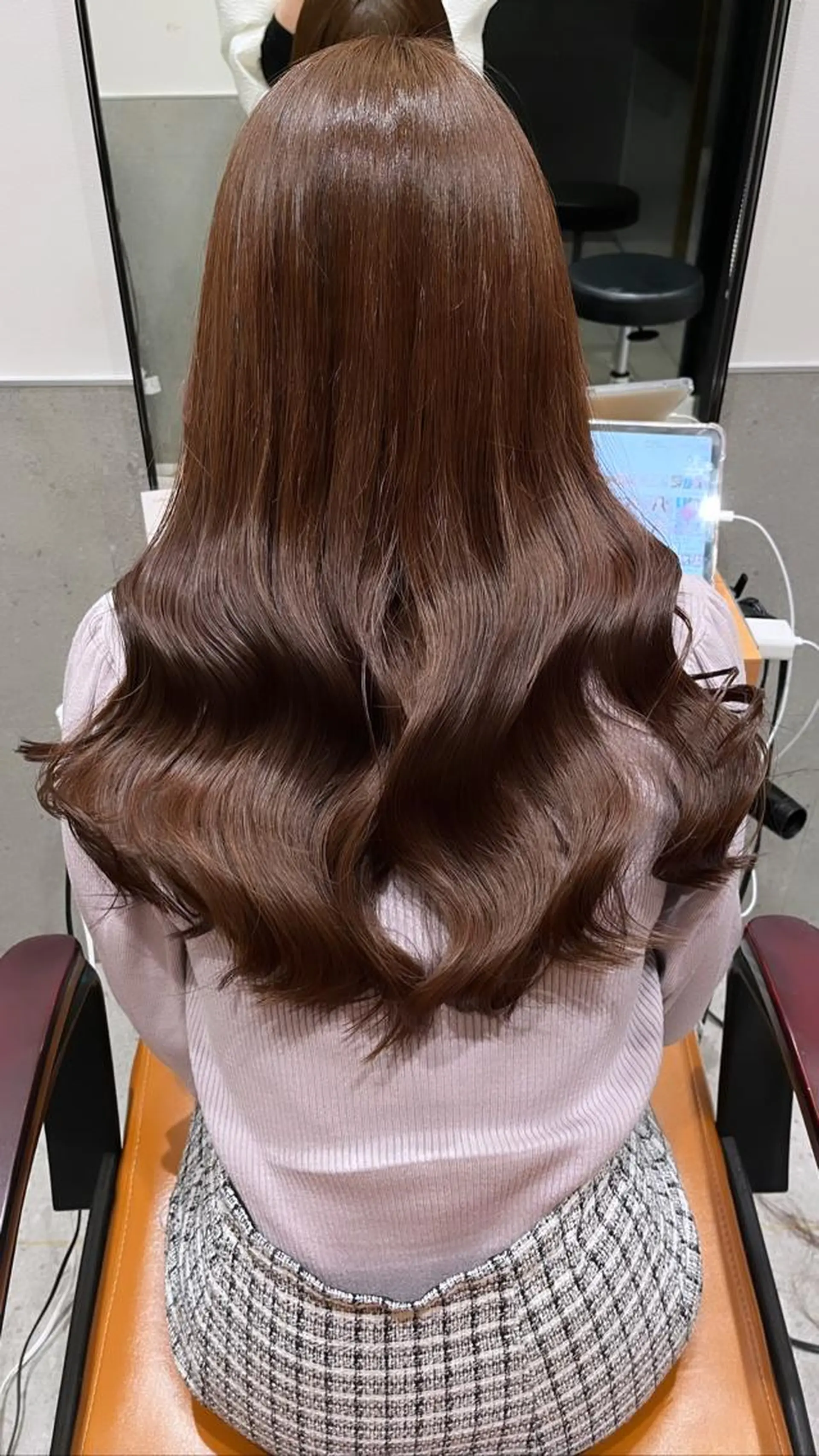 ロング カラー カット ヘアカラー トリートメント 大人girly🛋️ 🤍yukakoのヘアスタイル