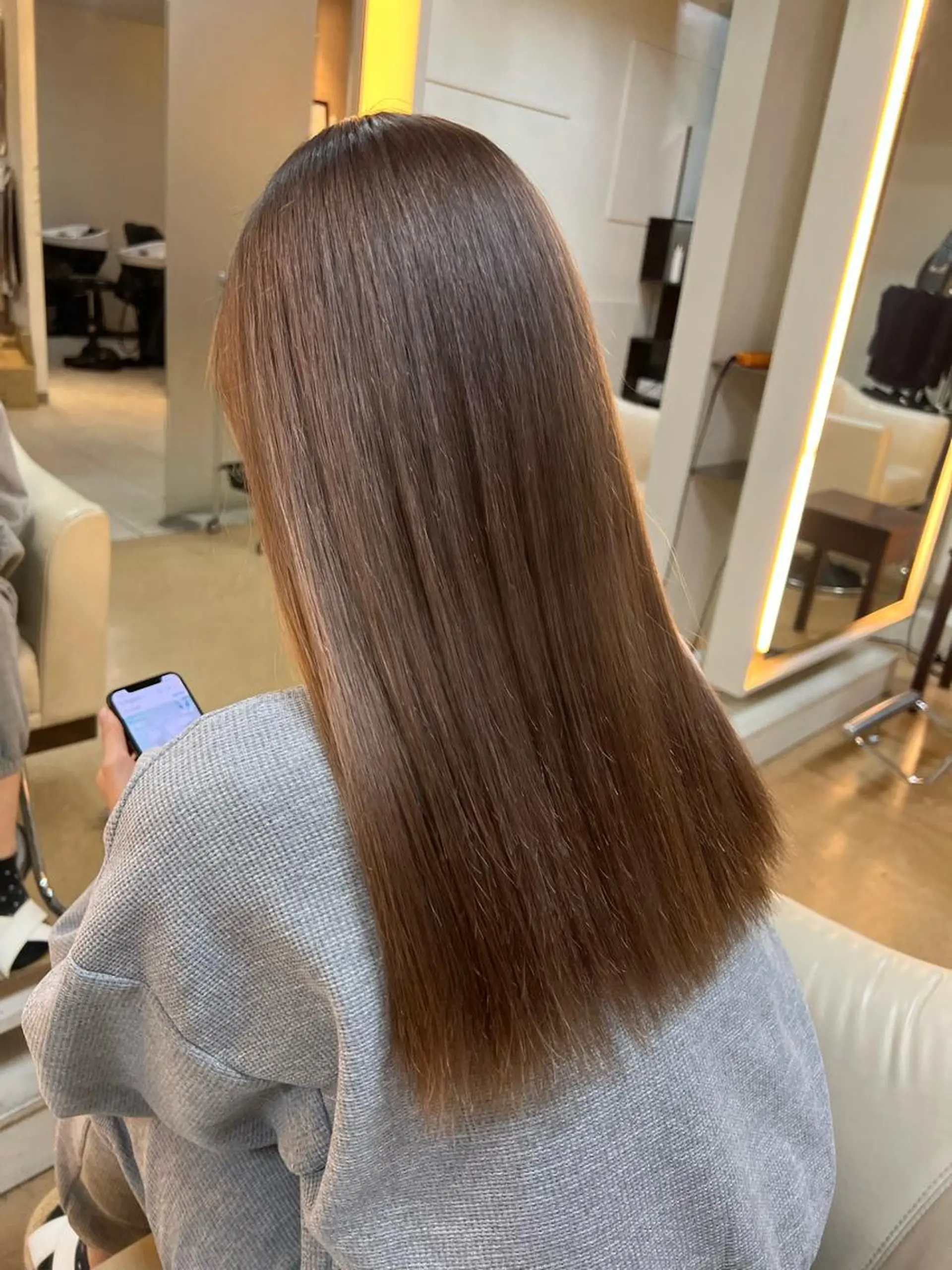 カラー ベージュカラー ALEAP himekaのヘアスタイル