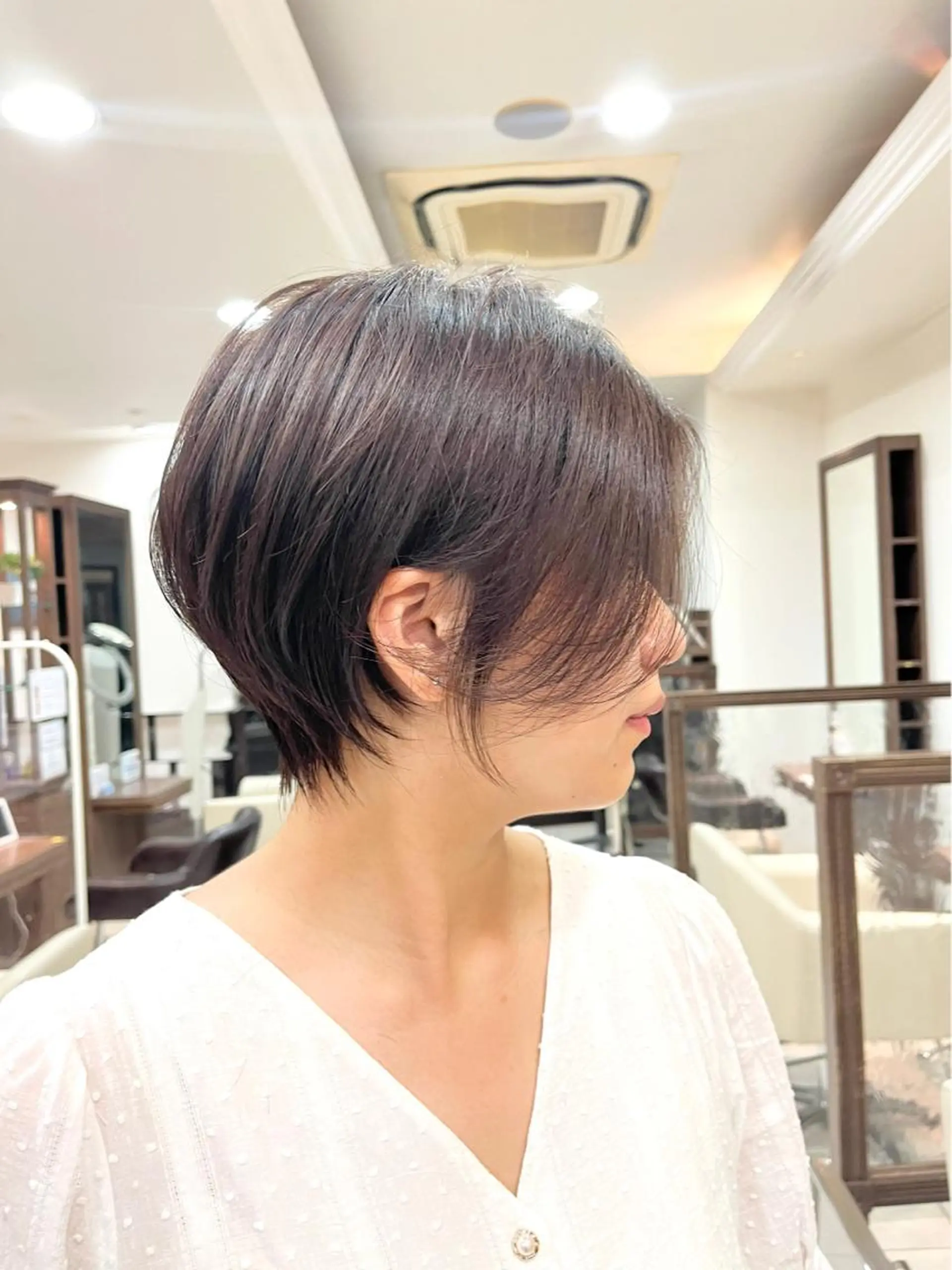 ショート ショートボブ ハンサムショート ボブ くびれヘア ハイライト カット ヘアカラー トリートメント ✨髪質改善・縮毛矯正 専門美容室マーベルのヘアスタイル