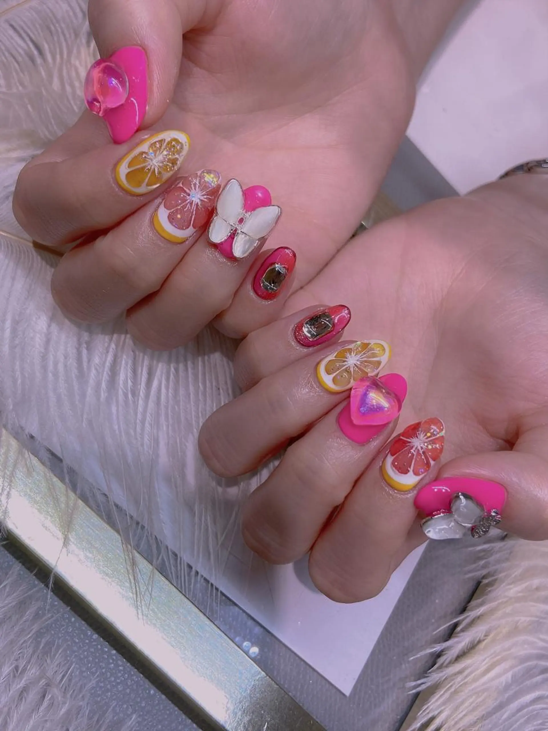 ネイル 長さだし専門店 M2　rikaのネイルデザイン