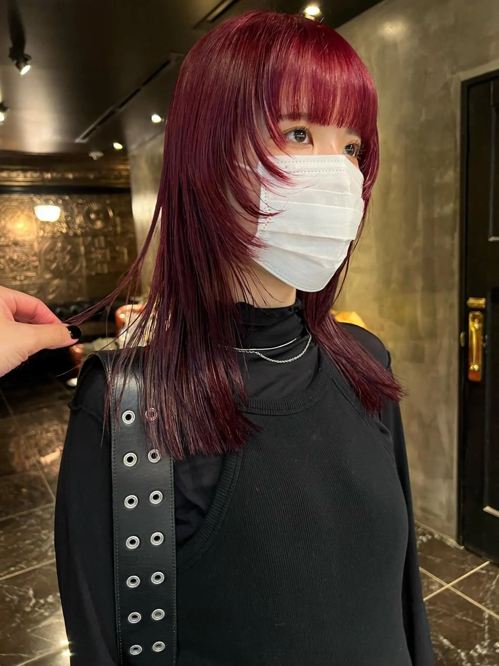 ロング カラー カット ヘアカラー 圧倒的デザイン力 店長🎨RENAのヘアスタイル