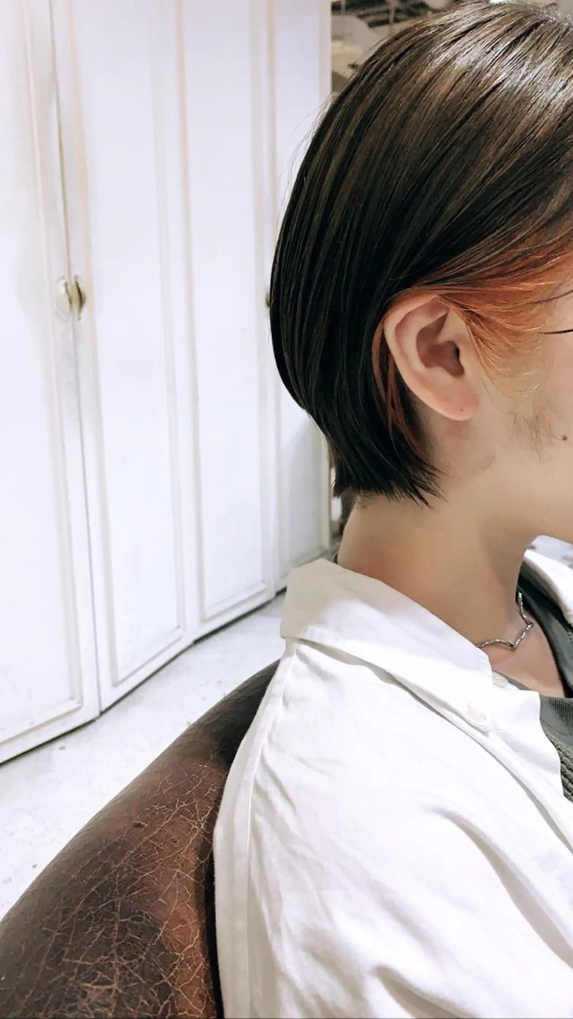 ショート カラー カット ヘアカラー トリートメント ダブルカラー/透明感 💈JUNYA💈のヘアスタイル
