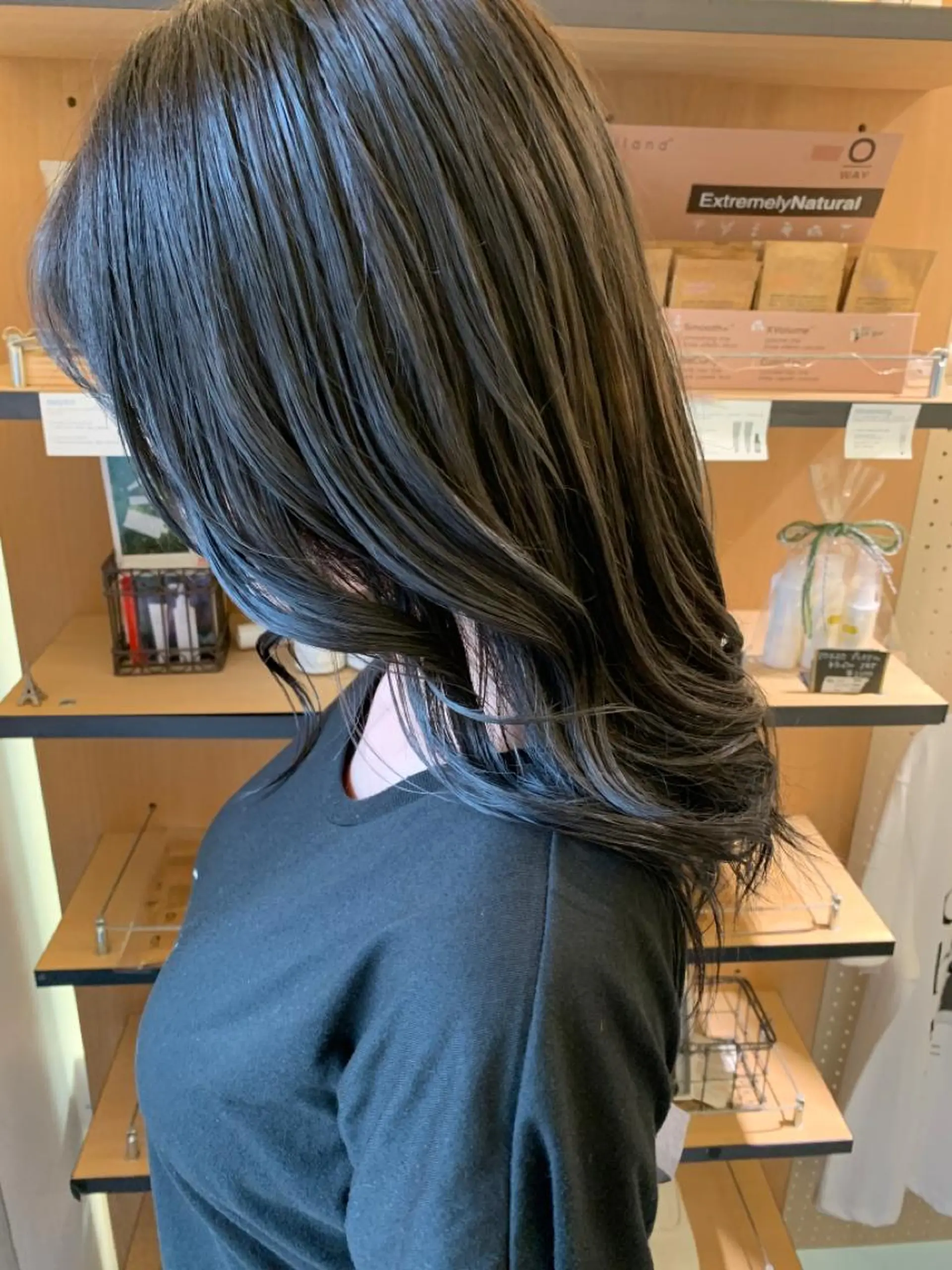 ロング ヘアカラー トリートメント 艶髪color💎髪 質改善ストレート大吉のヘアスタイル