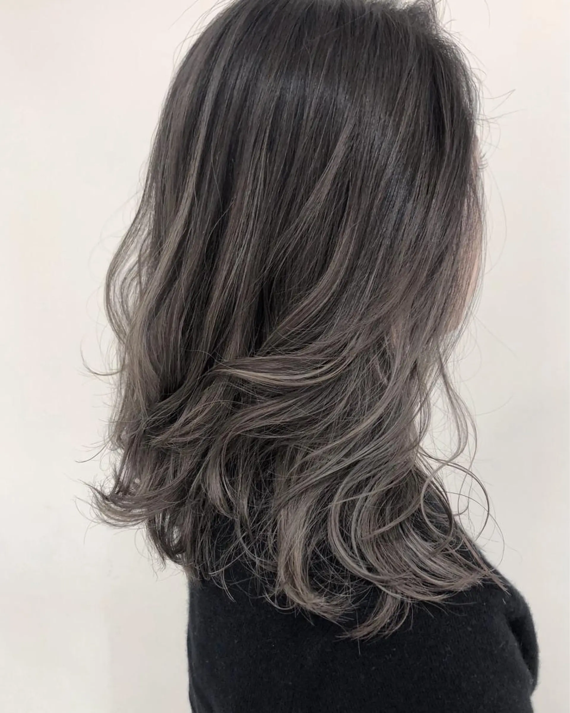 セミロング カラー ヘアアレンジ marju銀座 マージュギンザのヘアスタイル