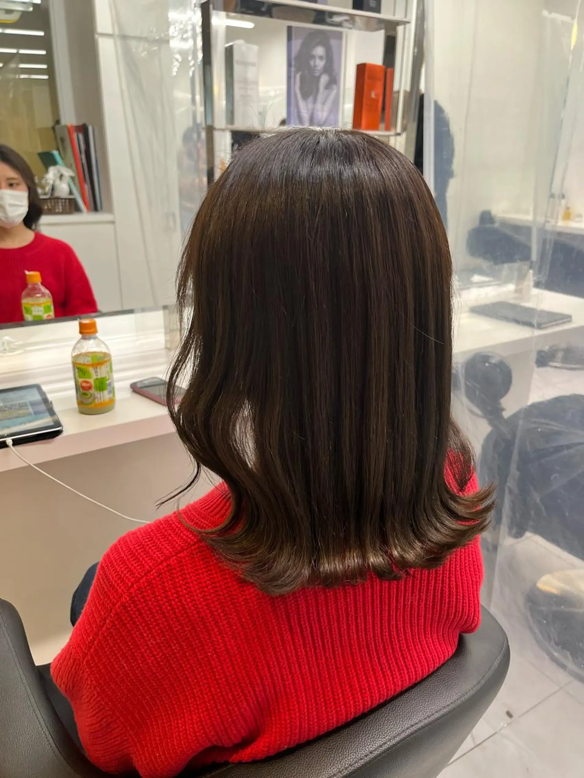 ミディアム ヘアカラー トリートメント ヘッドスパ ヘアセット 寒色＆ブリーチ特化 寒色MiOのヘアスタイル