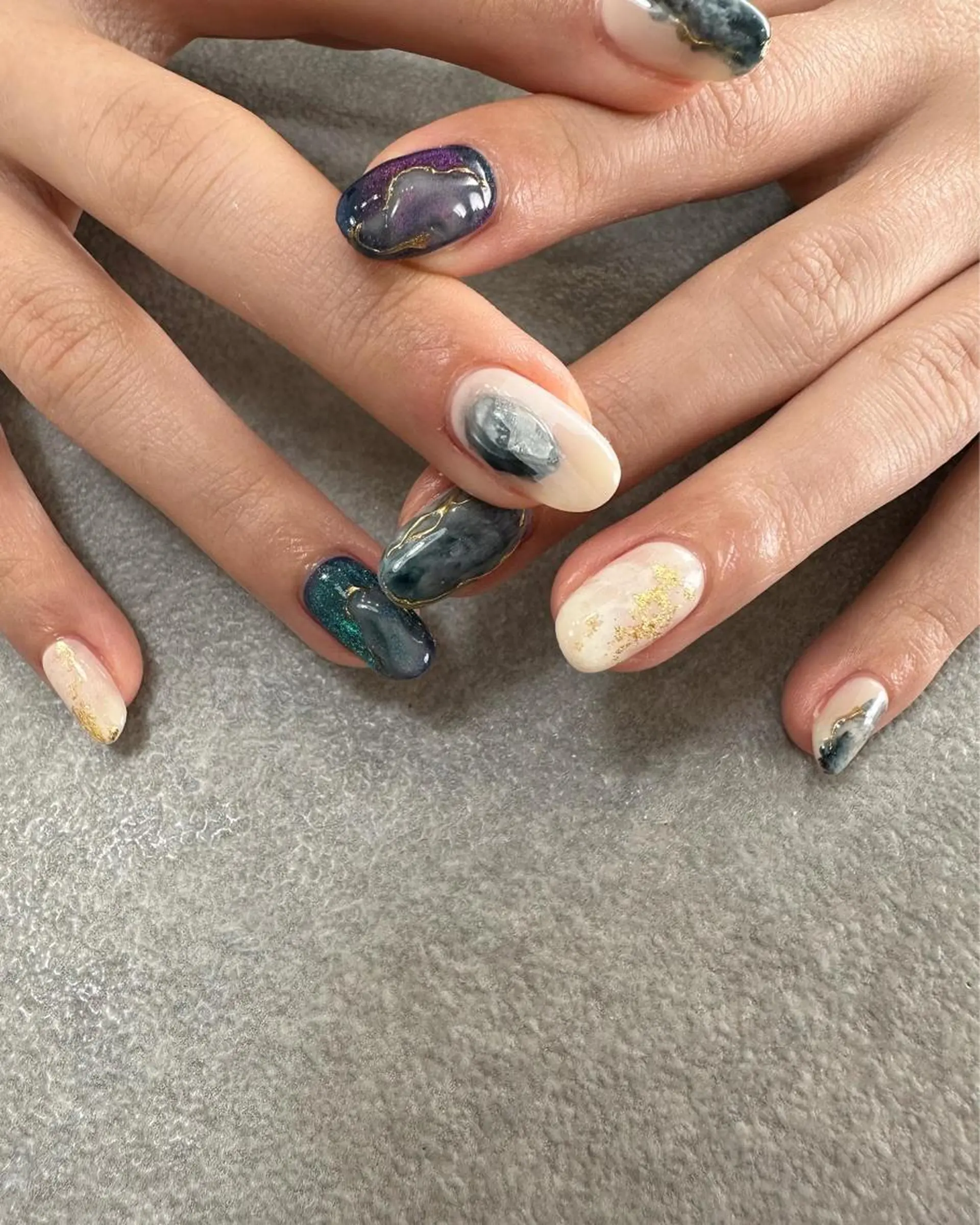 ネイル ハンドネイル フットネイル kiii.__ ✴︎*のネイルデザイン