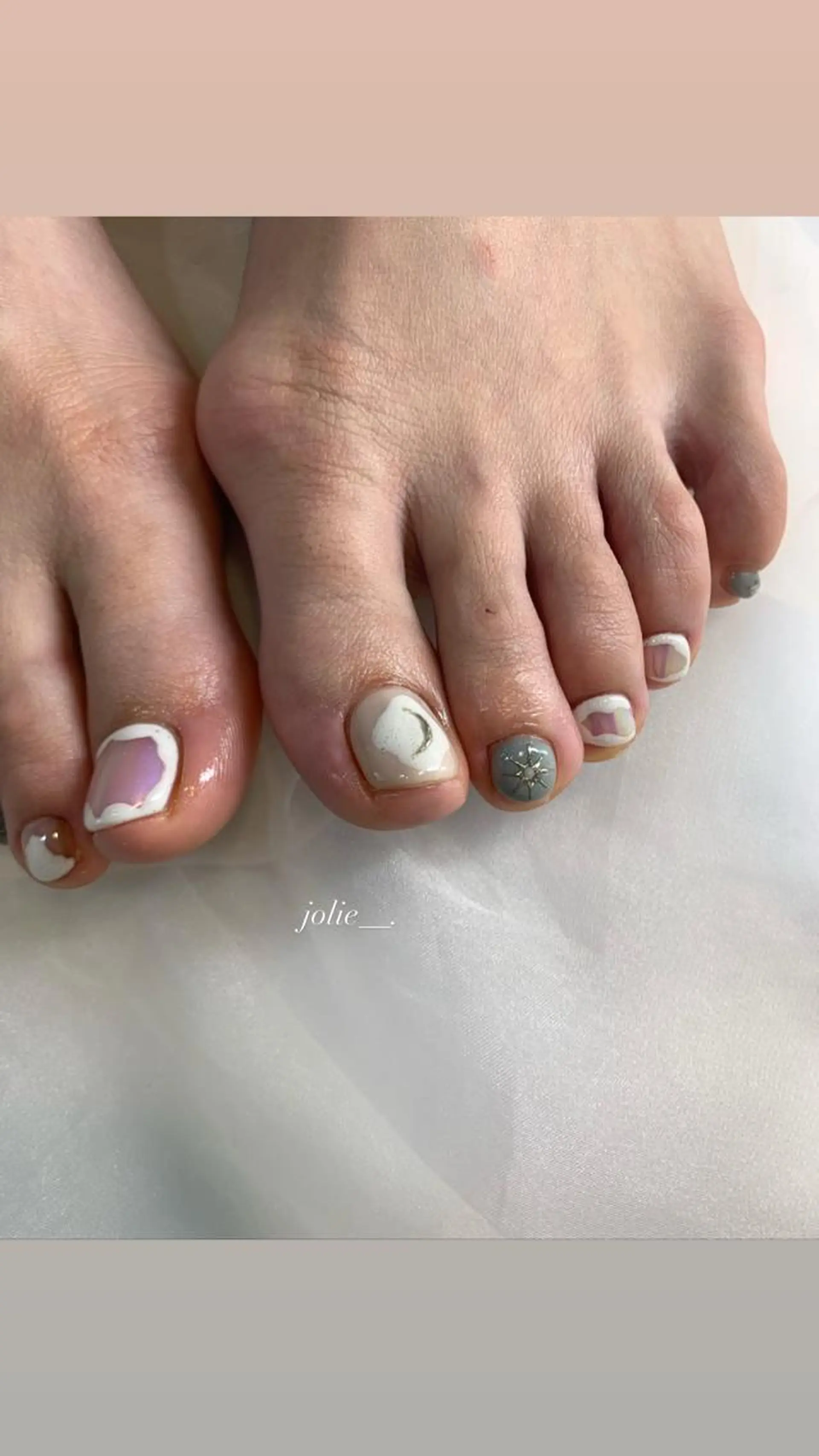 ネイル フットネイル jolie nailのネイルデザイン