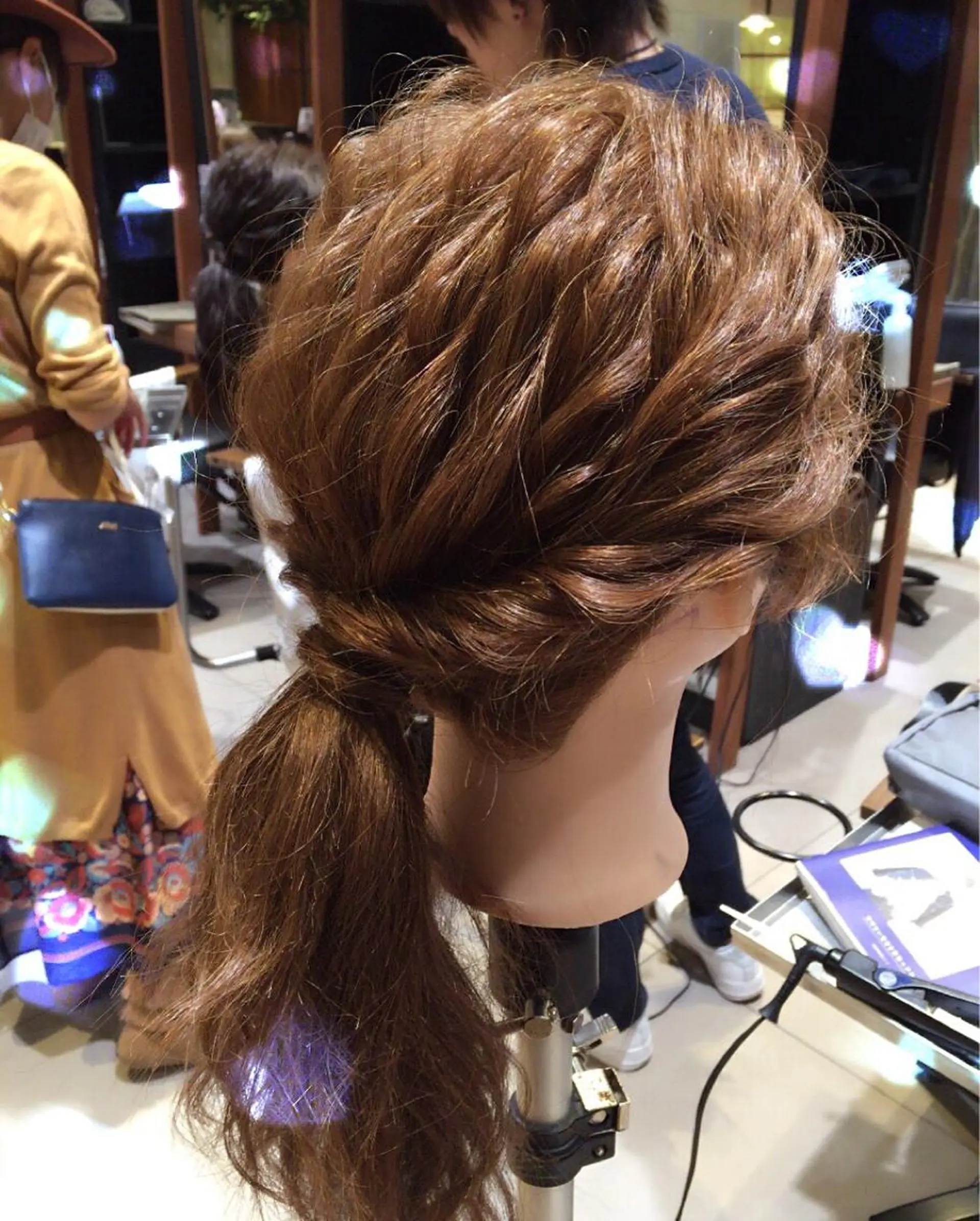 ヘアアレンジ ポニーテール ヘアセット ヘアセット 野中のヘアスタイル