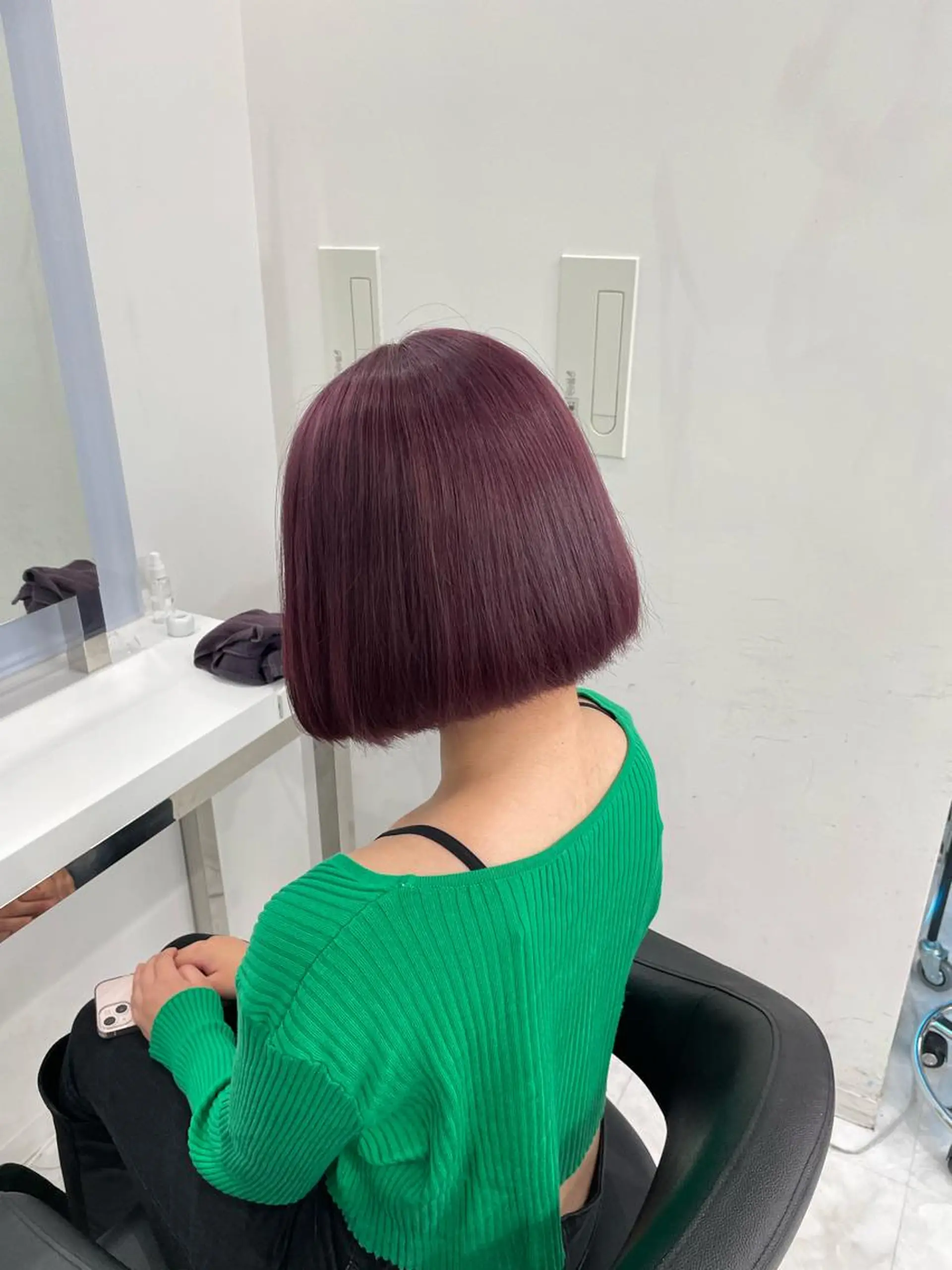 ショート カラー ボブ junna‎🤍調布 まつ毛/眉のマツエク・マツパデザイン