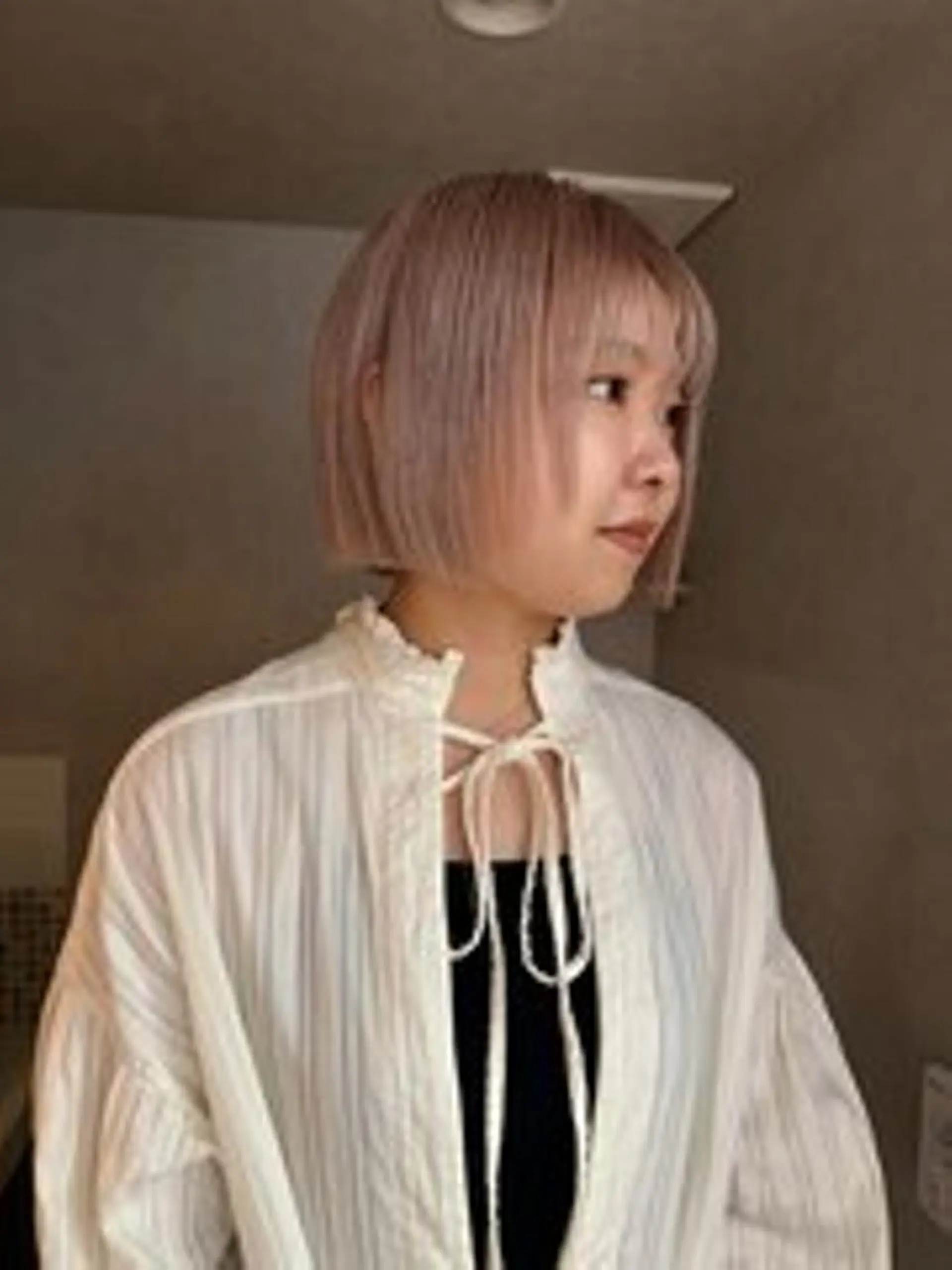 ショート カット ヘアカラー nelke/レイヤー 立川/ブリーチのヘアスタイル