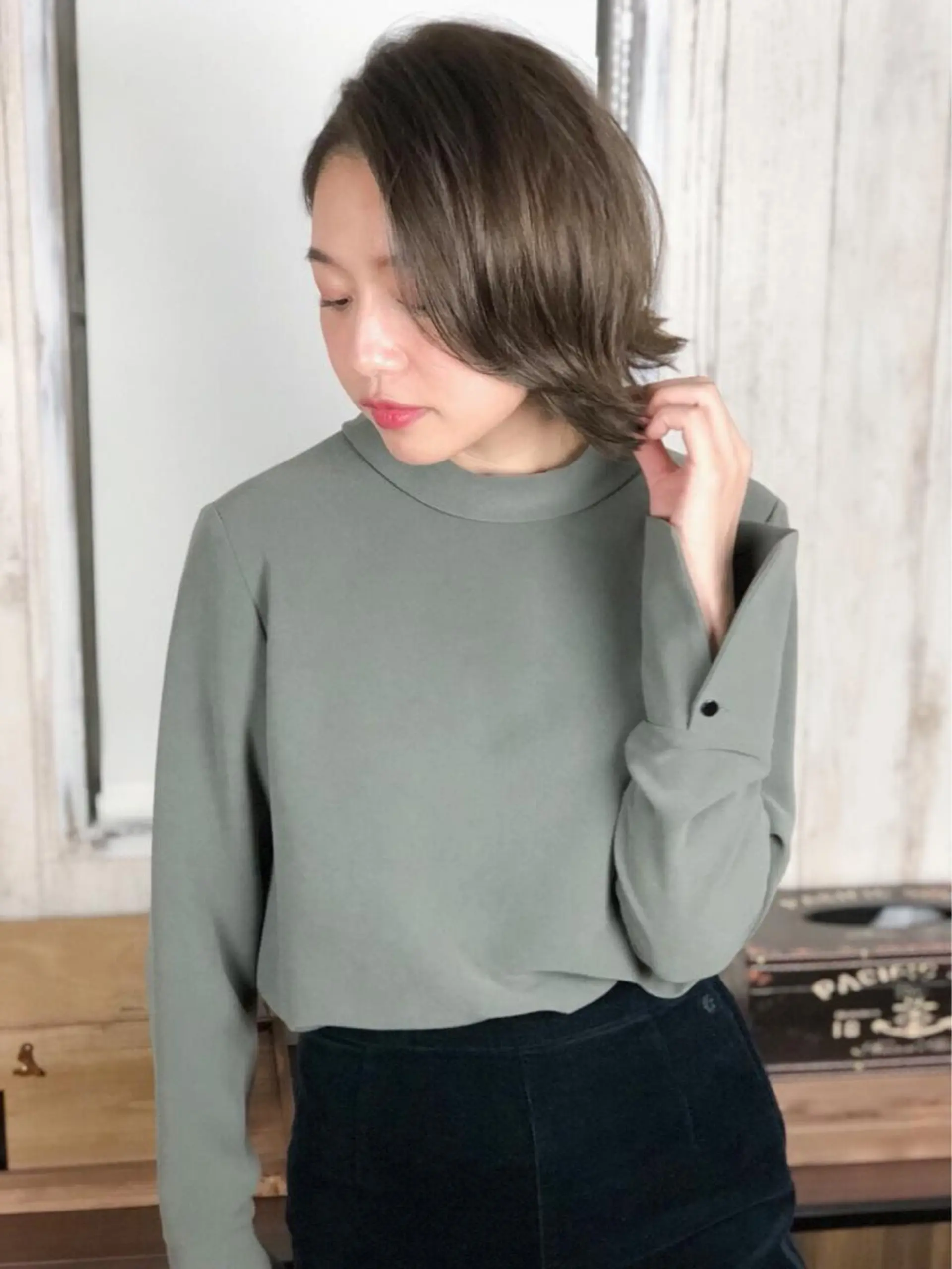ショート カラー カット ヘアカラー トリートメント ヘッドスパ Amour二子玉川/ 髪質改善サロンのヘアスタイル