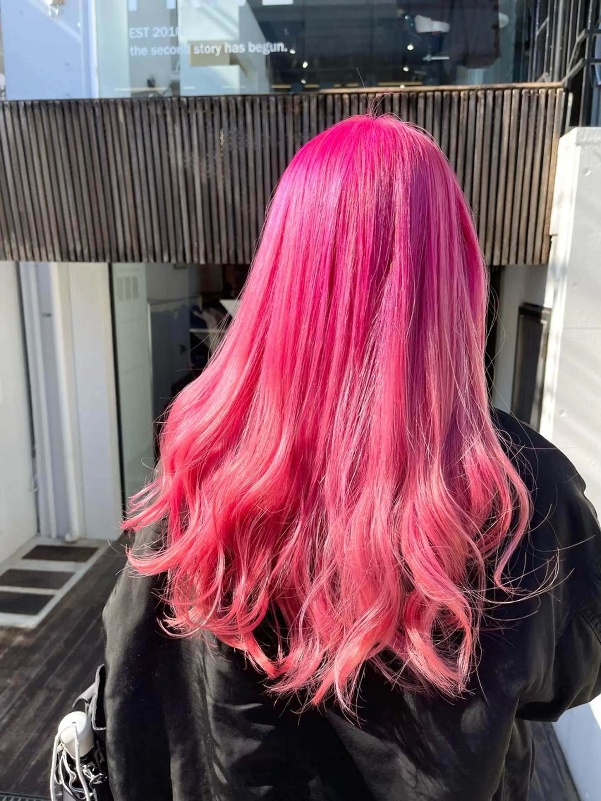 ロング カラー ブリーチ ケアブリーチ ダブルカラー トリートメント 滝沢 嵩大のヘアスタイル