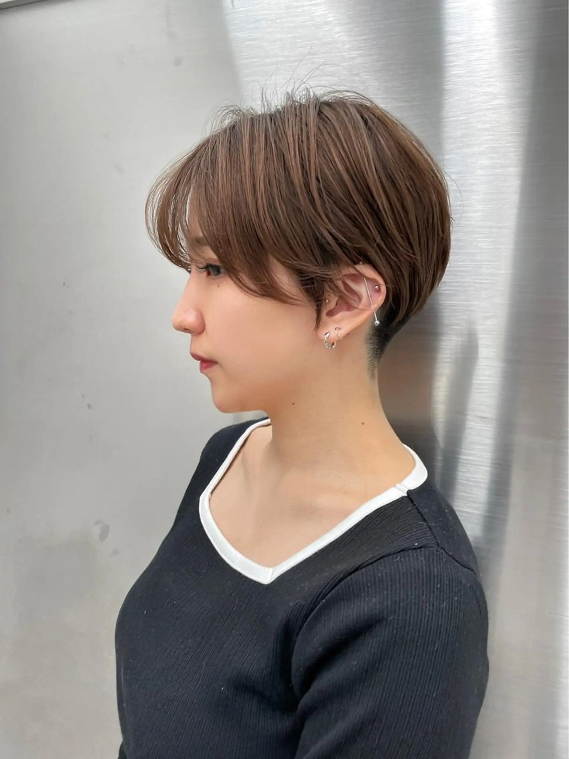 ショート レイヤーカット/ 髪質改善/羽柴りくのヘアスタイル