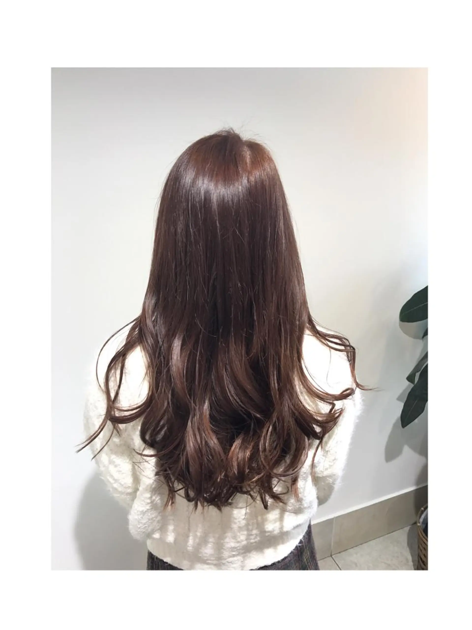 ロング カラー shi hoのヘアスタイル