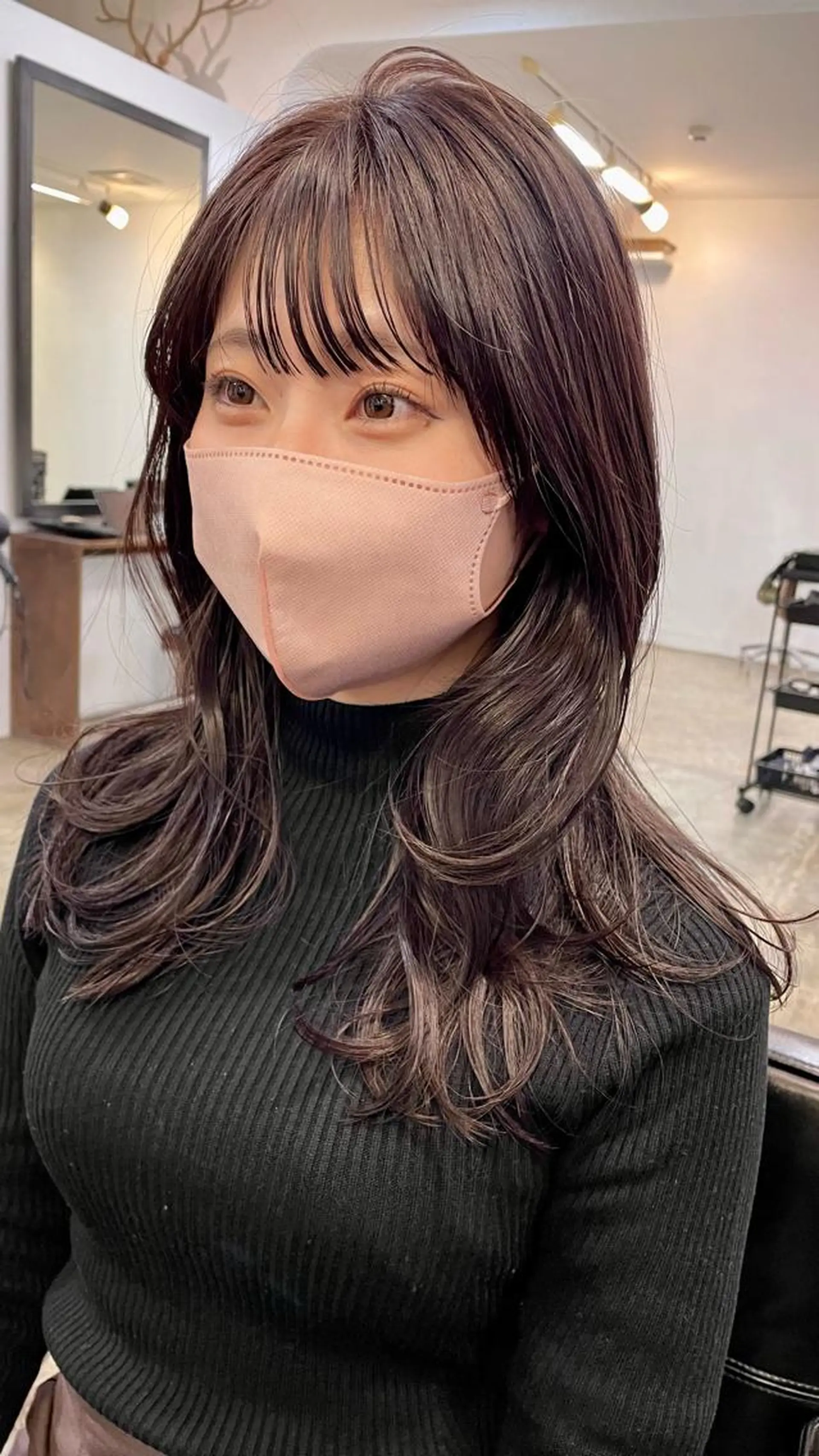 ミディアム カットモデル募集 長谷川のヘアスタイル