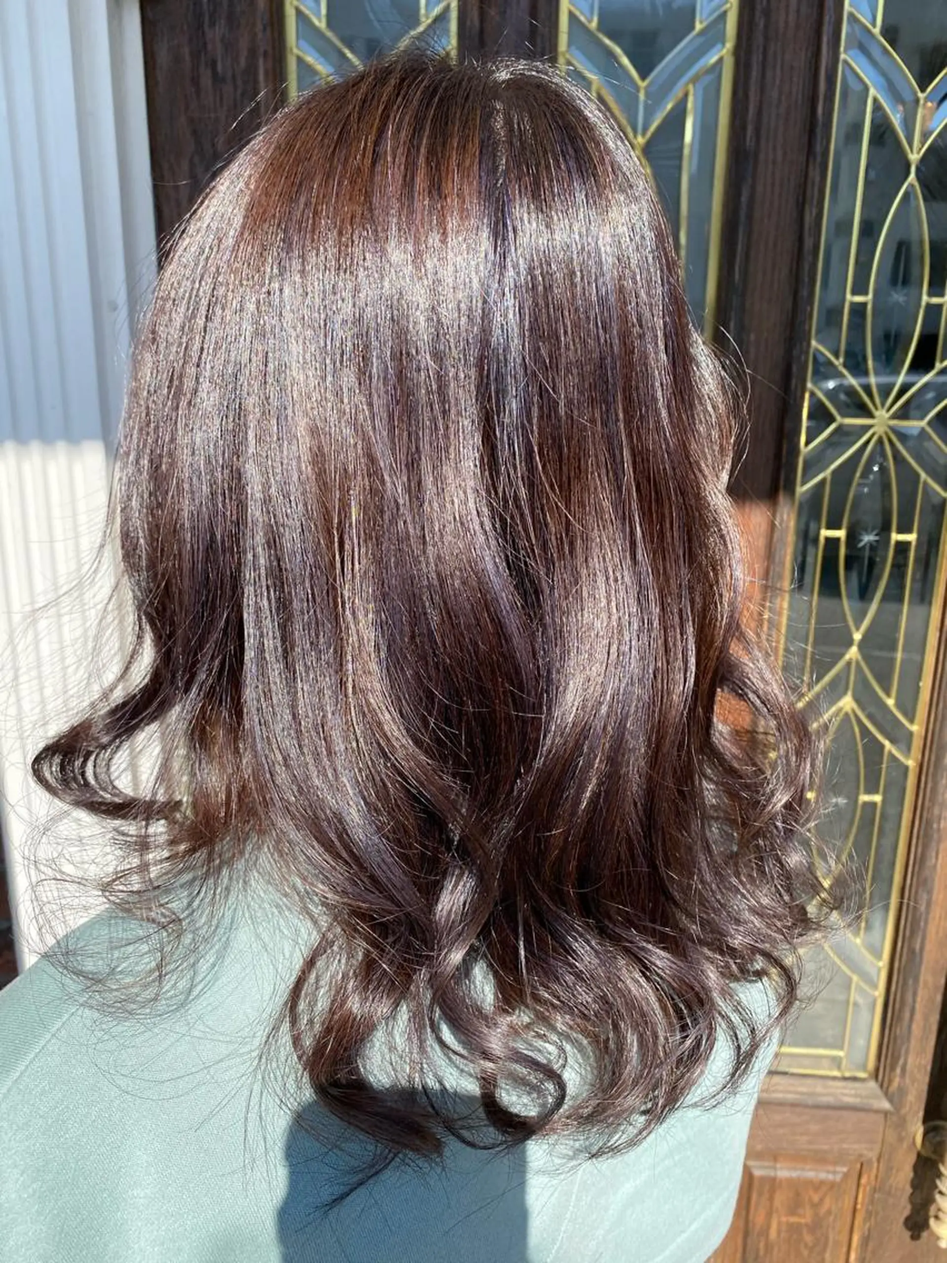 ロング カラー 山西 真琴のヘアスタイル