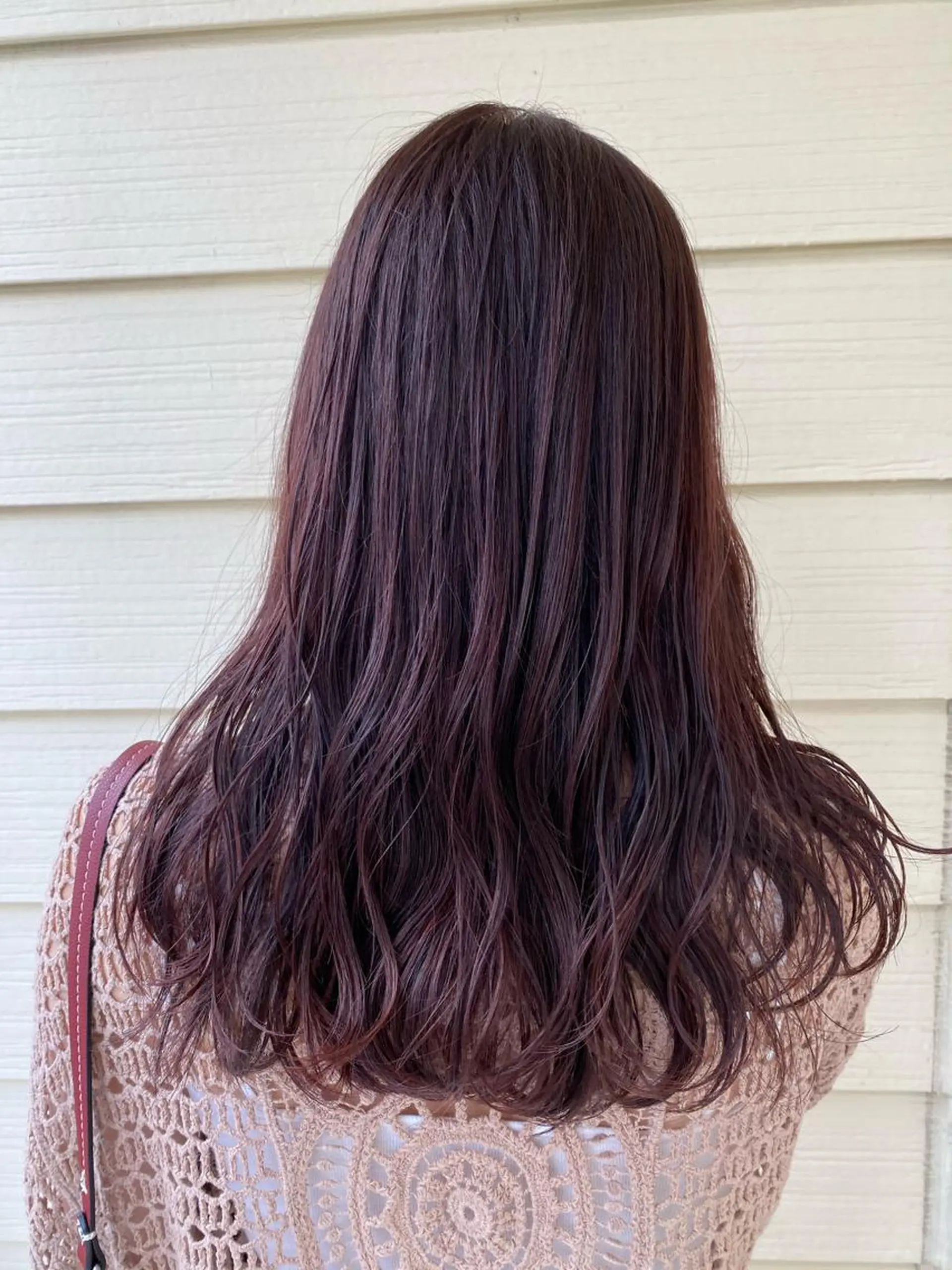 セミロング カラー 村岡 未悠のヘアスタイル