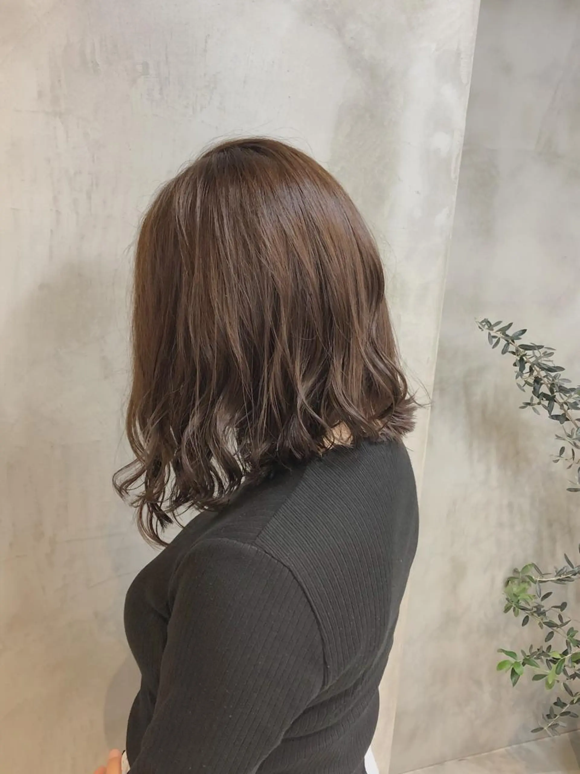 ミディアム カラー ヘアアレンジ ブリーチ ブリーチなしカラー ショートヘア原宿 fifth コシのヘアスタイル