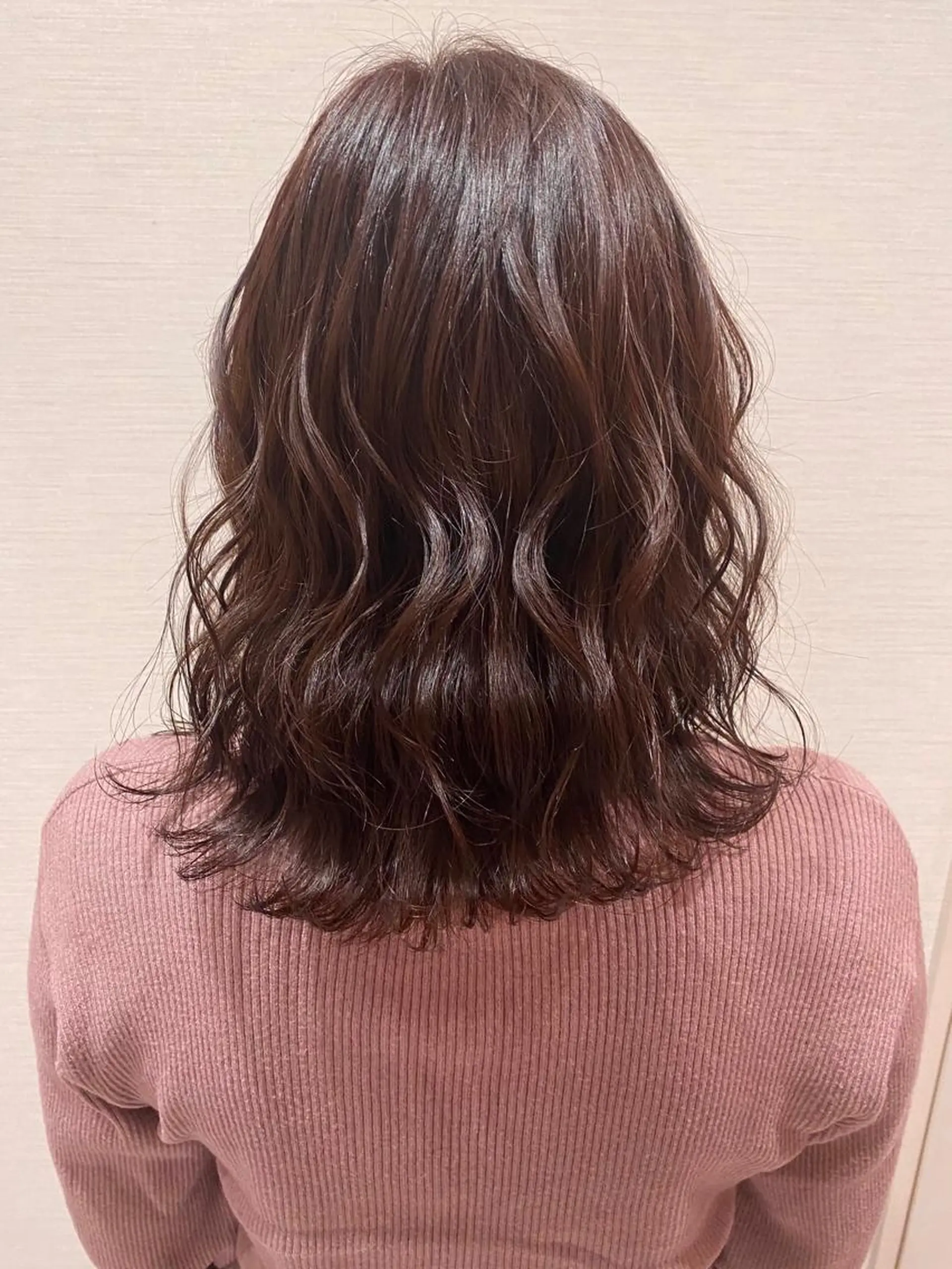 ミディアム カラー アッシュ ピンクカラー ピンクアッシュ ヘアカラー トリートメント 萩原 凌✄のヘアスタイル