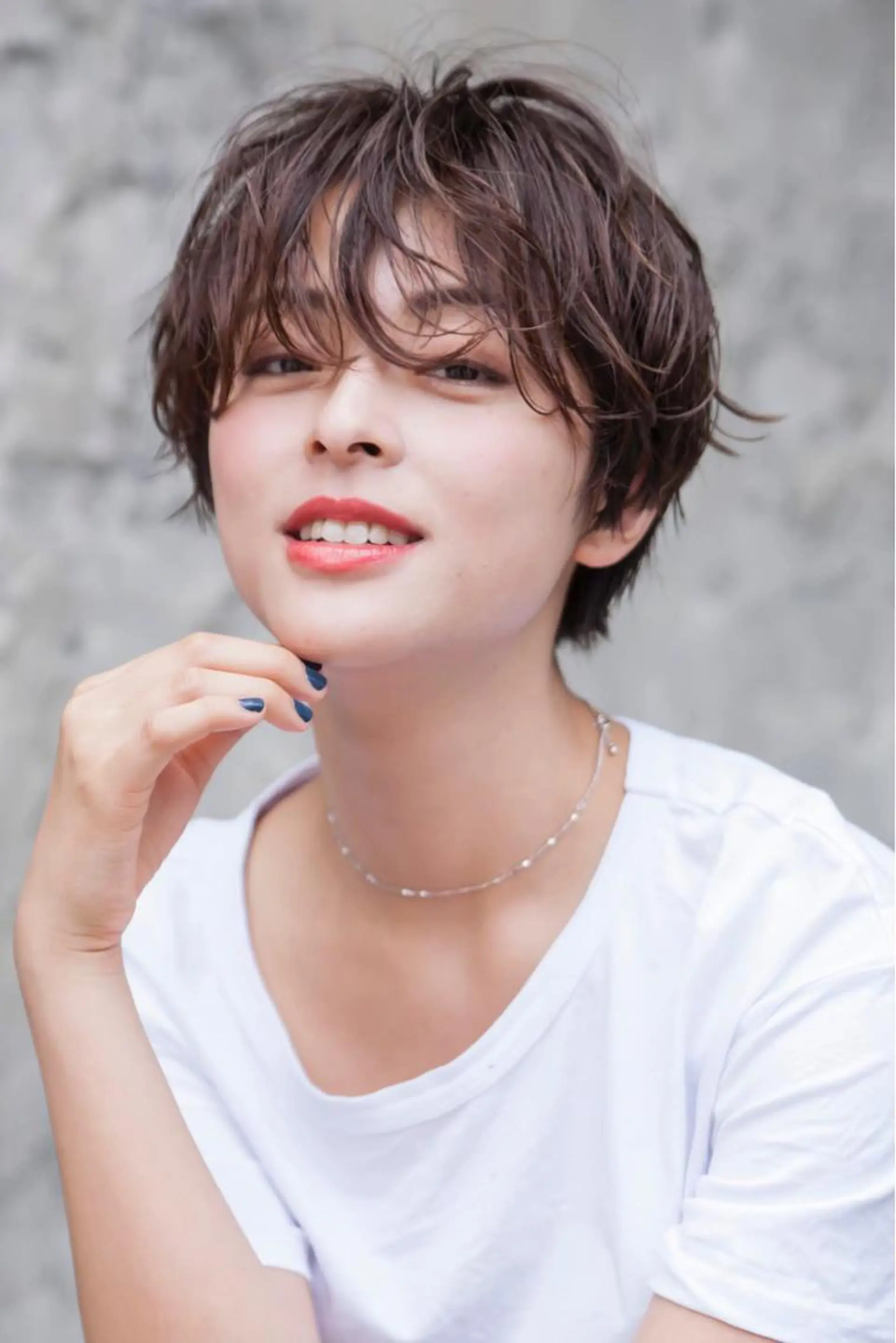 ショート ダブルカラー🤍 髪質改善／原島のヘアスタイル