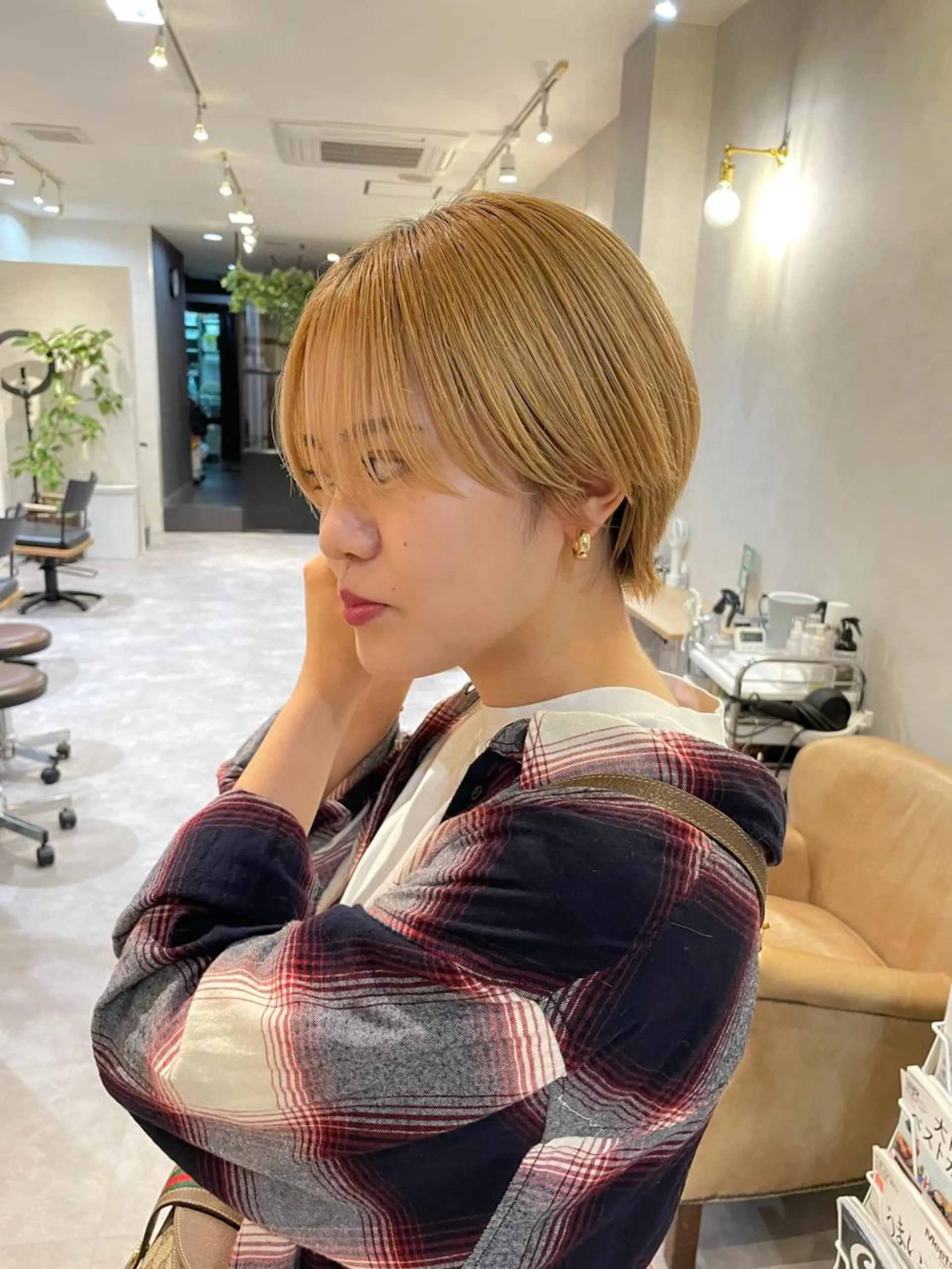 ショート salowin梅田茶屋町north所属・くがれいじ 梅田/ショート/ボブのヘアスタイル