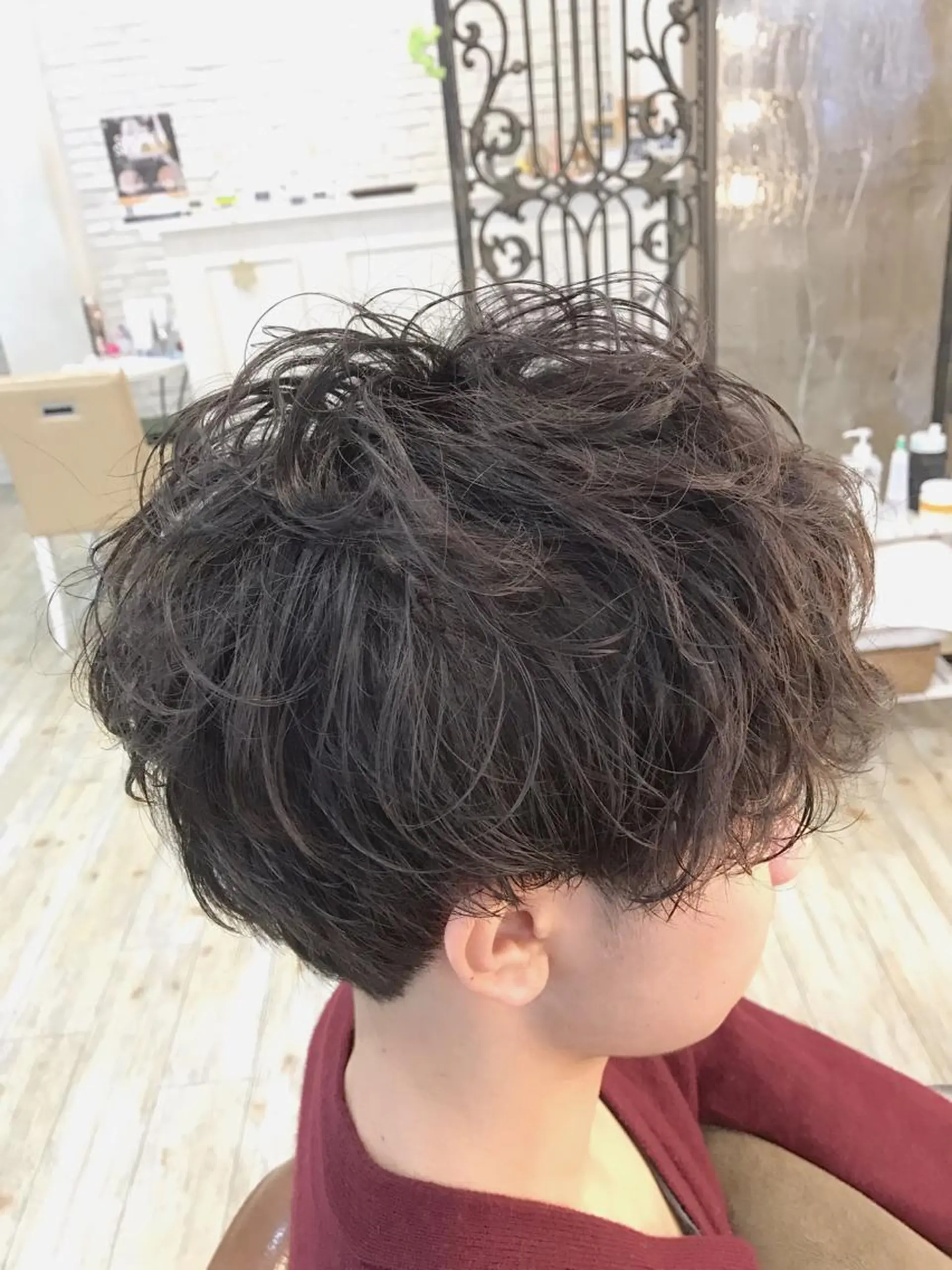 ショート パーマ メンズ メンズパーマ 小倉 聖也のヘアスタイル