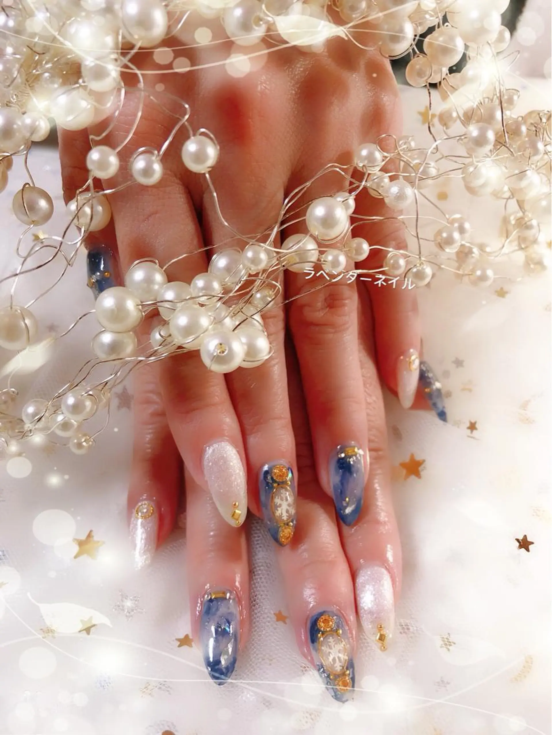 ネイル ラベンダー💖日暮里 ルル💖ネイルのネイルデザイン