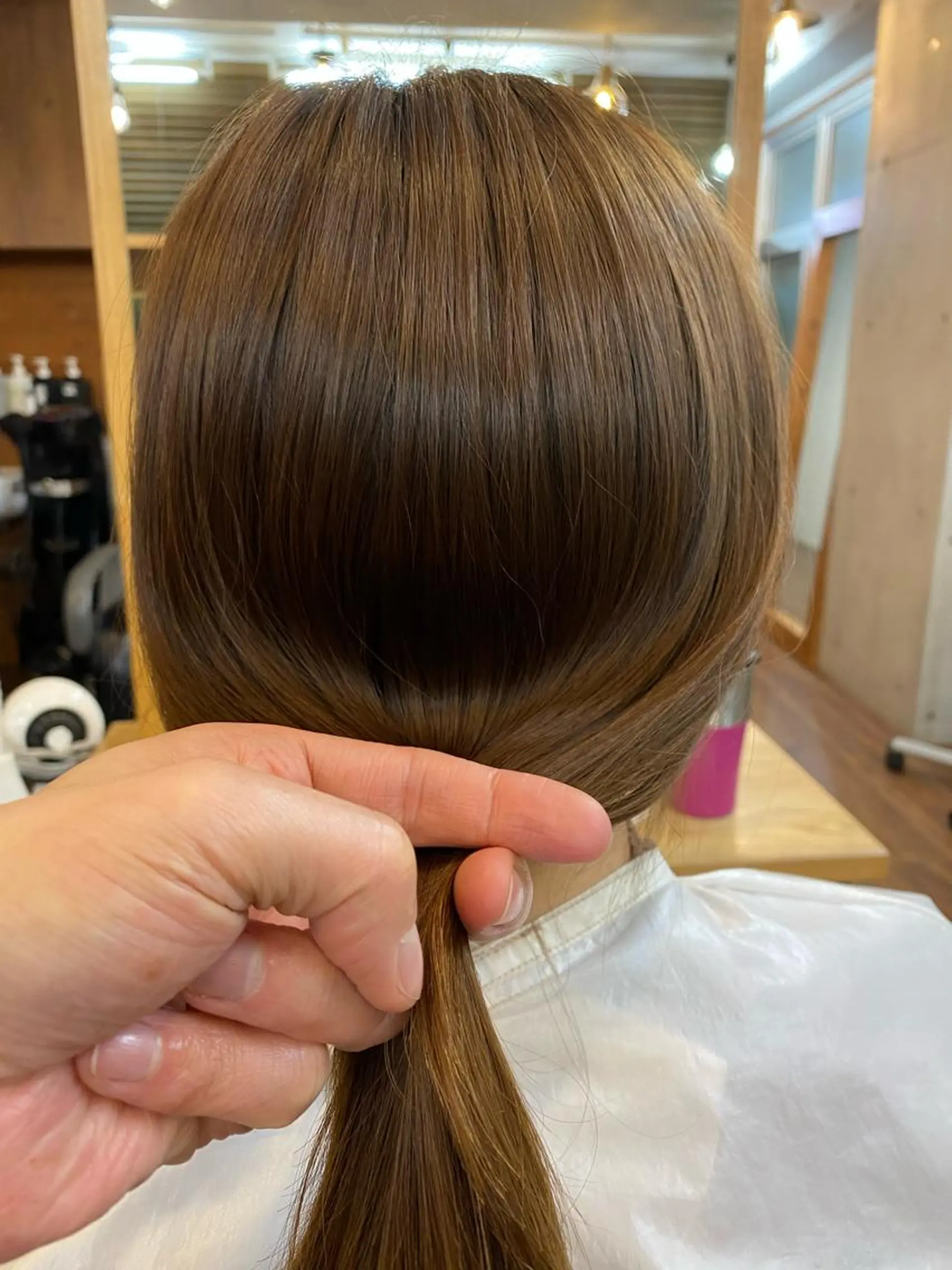 セミロング 千 田のヘアスタイル