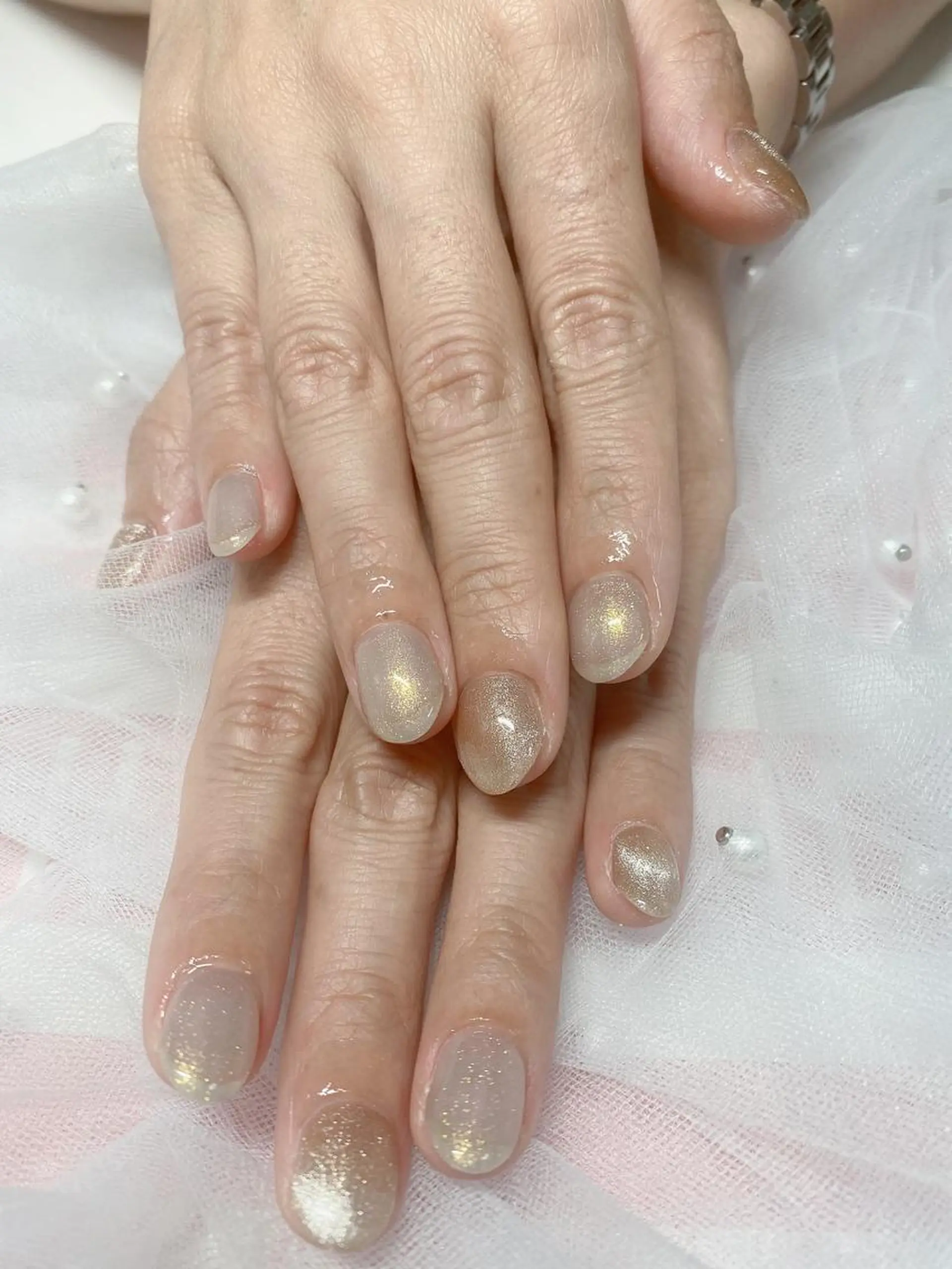 ネイル マグネットネイル ワンカラーネイル Jasmine nailsalon所属・ジャスミン ネイルサロンのネイルデザイン