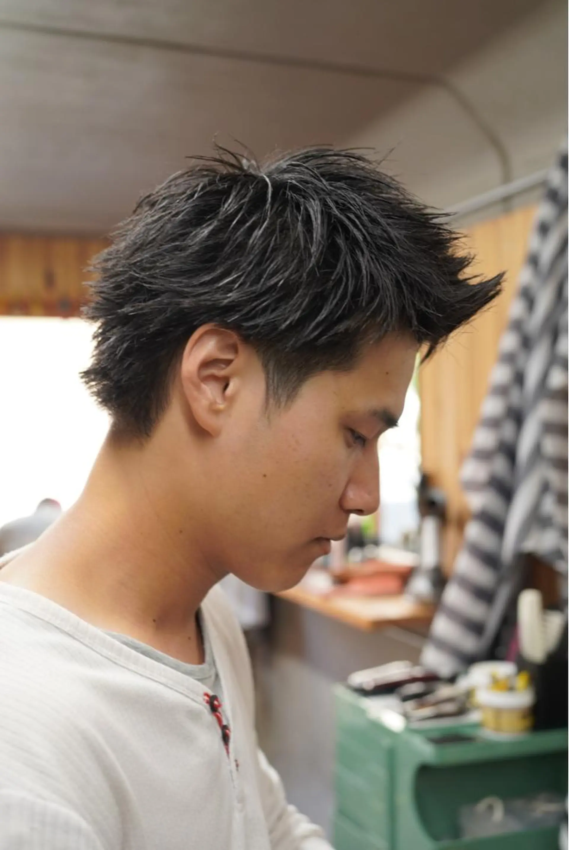 メンズ カット ヘアセット brunt jet所属・関 晃哉のヘアスタイル