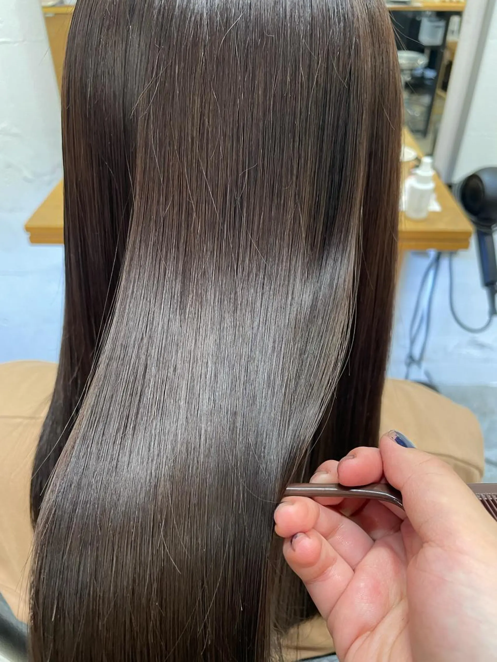 ロング カラー ヘアアレンジ satsuki 暖色・ブラウンカラーのヘアスタイル