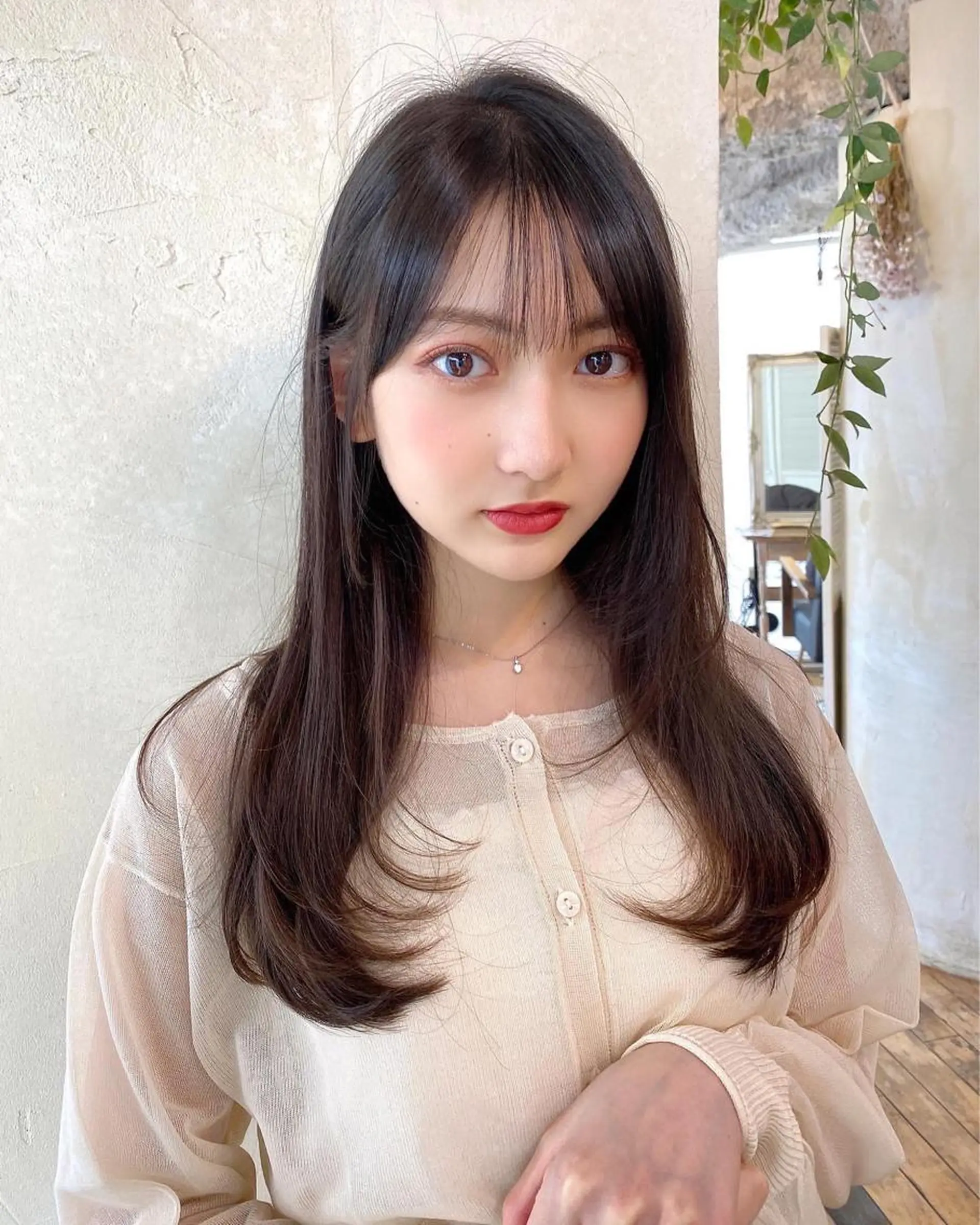 ロング レイヤーカット ロング SALOWIN吉祥寺suite店所属・似合わせレイヤー 🇰🇷荒木洋文のヘアスタイル