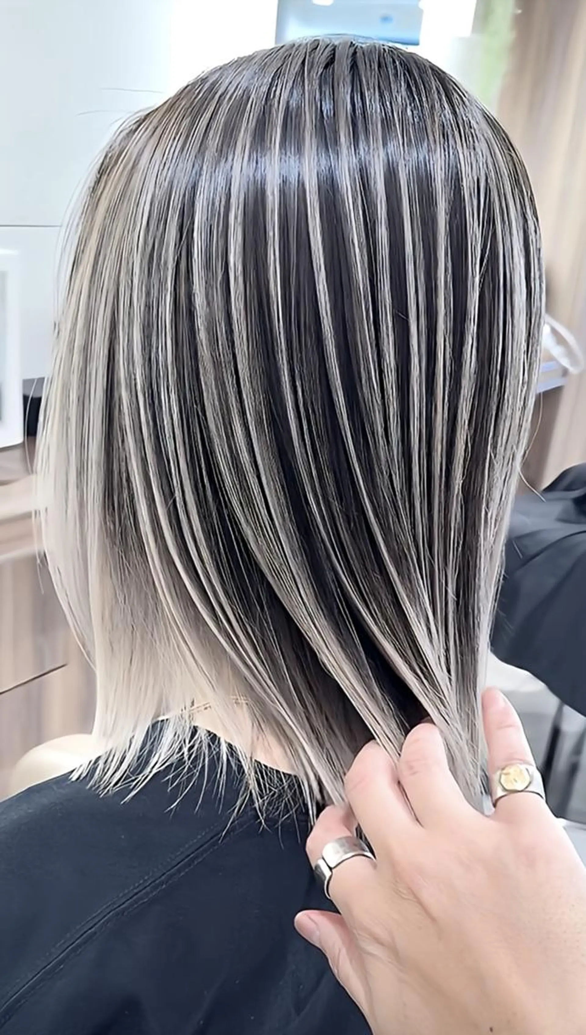 ロング カラー バレイヤージュ 髪質改善 レイヤーカット ヘアカラー トリートメント 大宮/バレイヤージュ 髪質改善/澤田隆誠のヘアスタイル