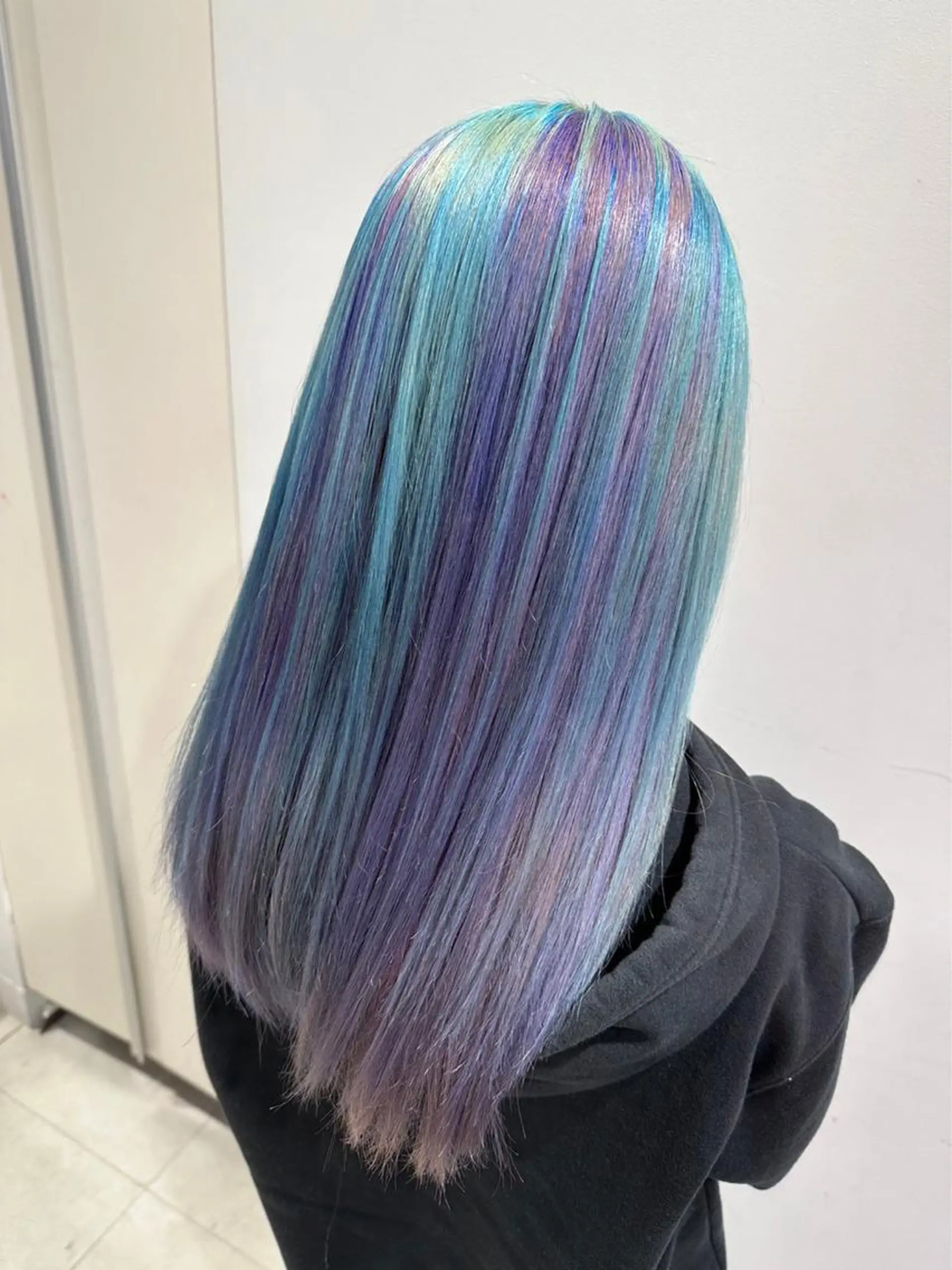 ミディアム カラー 透明感カラー 板橋　島村美咲のヘアスタイル