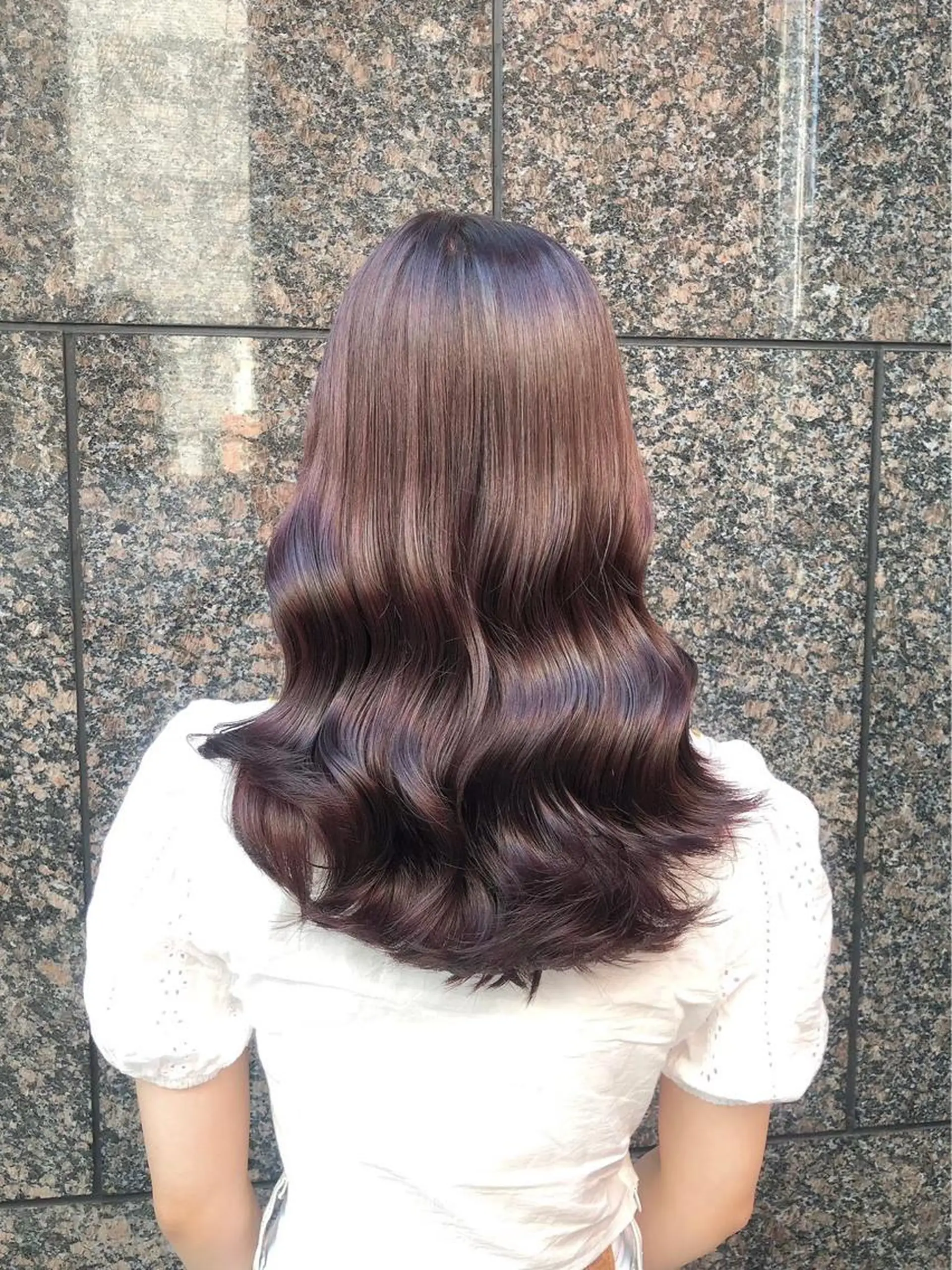 ロング カラー カット 縮毛矯正 トリートメント ‎🤍髪質改善‎🤍 ‎ViVIE🤍のヘアスタイル