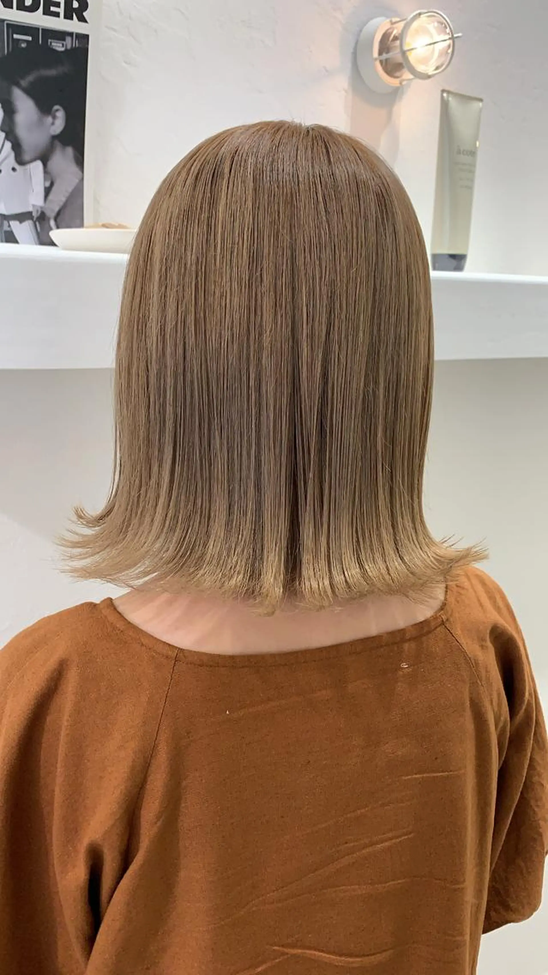 セミロング カラー ヘアカラー 顔周り/レイヤー 🤍マリノのヘアスタイル