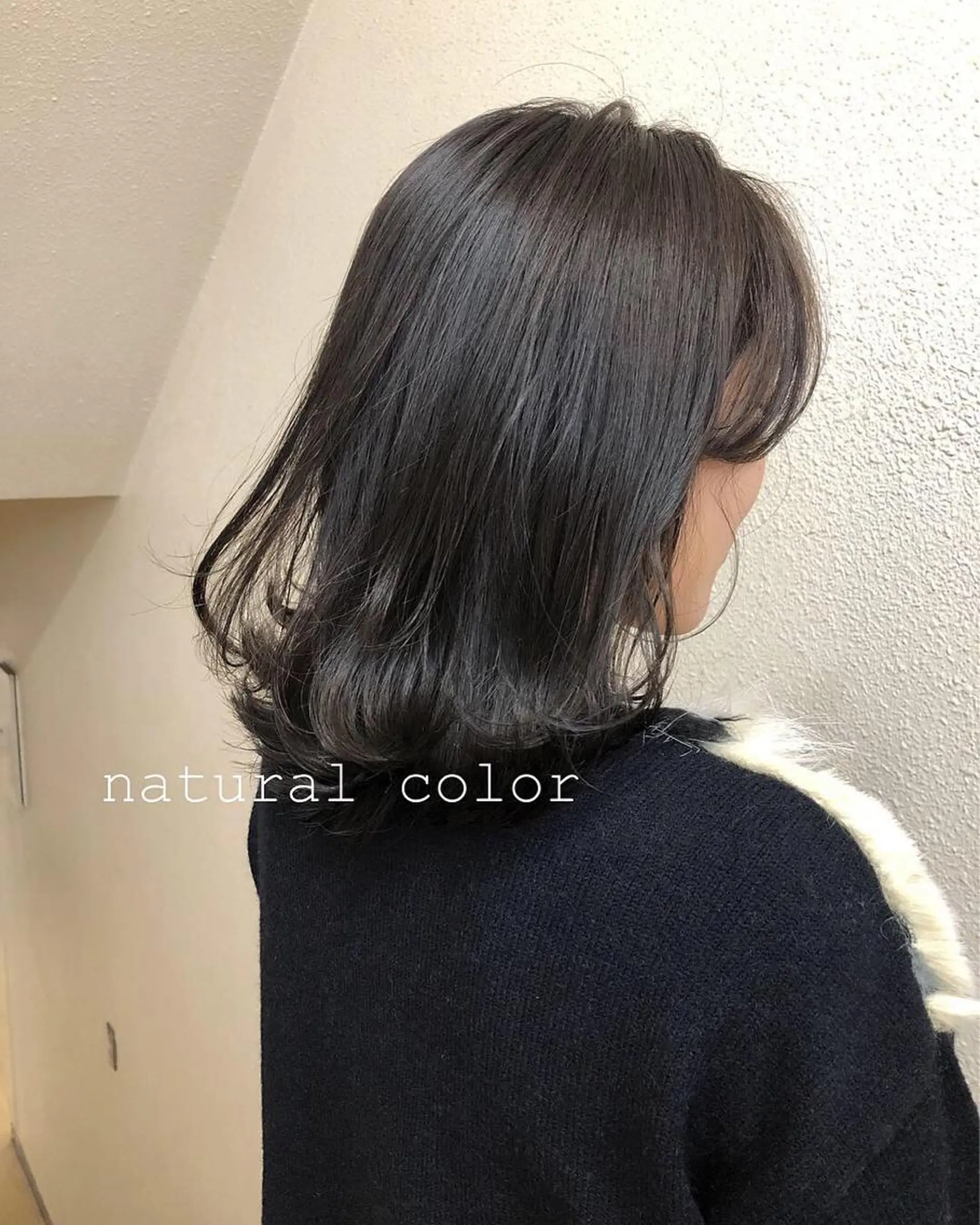 ミディアム カラー カット ヘアカラー ツキノキ ミナのヘアスタイル