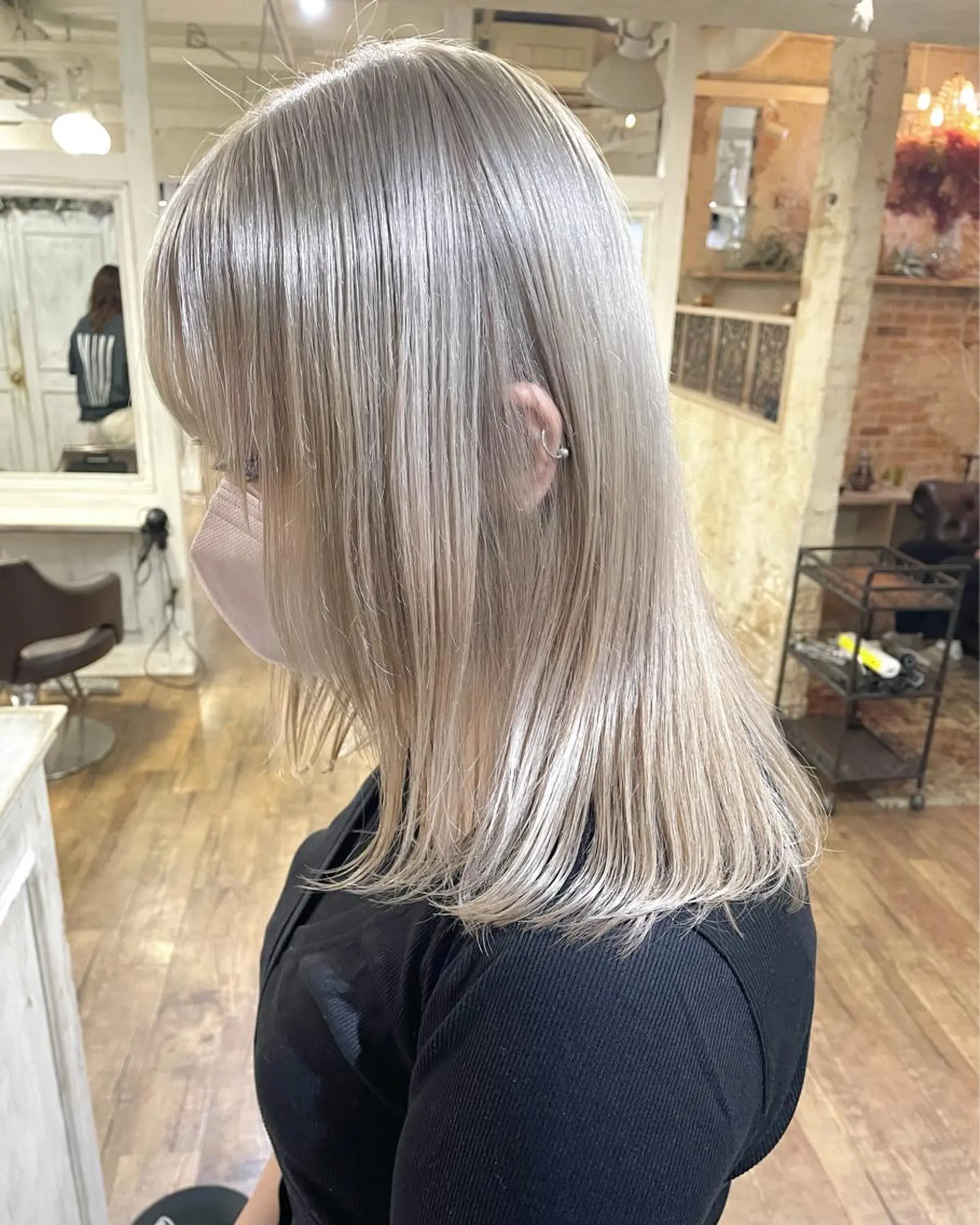 ミディアム 遠藤 拓馬のヘアスタイル