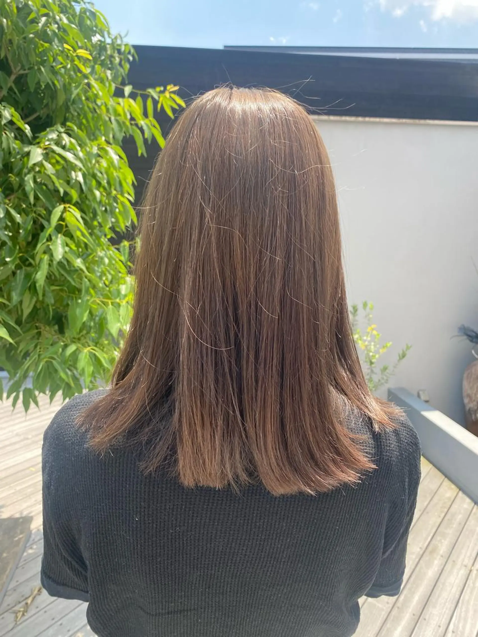 ミディアム カラー 【nui 茨木】 原田美紅のヘアスタイル